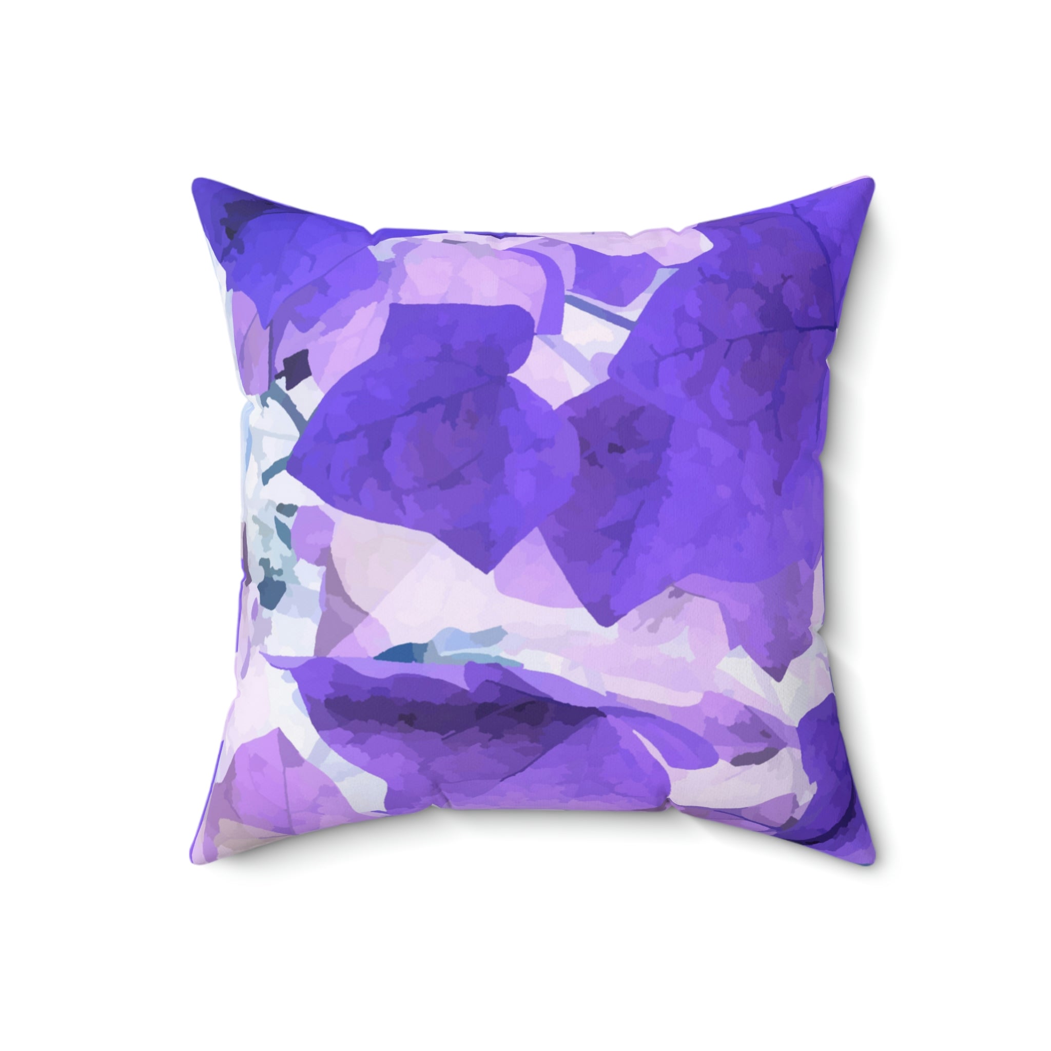 Lavender Leaf Square Pillow Home Decor Pink Sweetheart