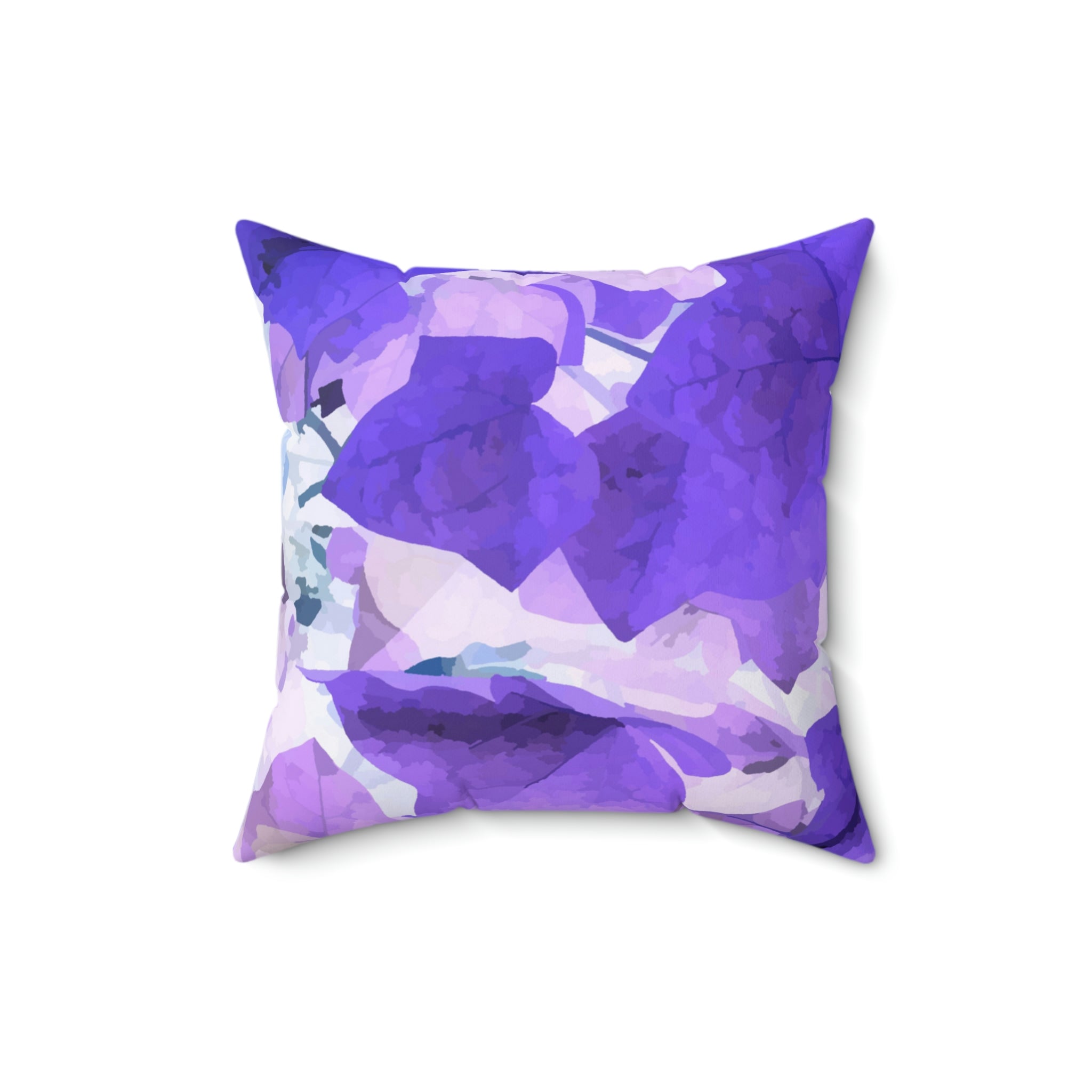 Lavender Leaf Square Pillow Home Decor Pink Sweetheart