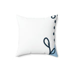 Leafy Touch Square Pillow Home Decor Pink Sweetheart