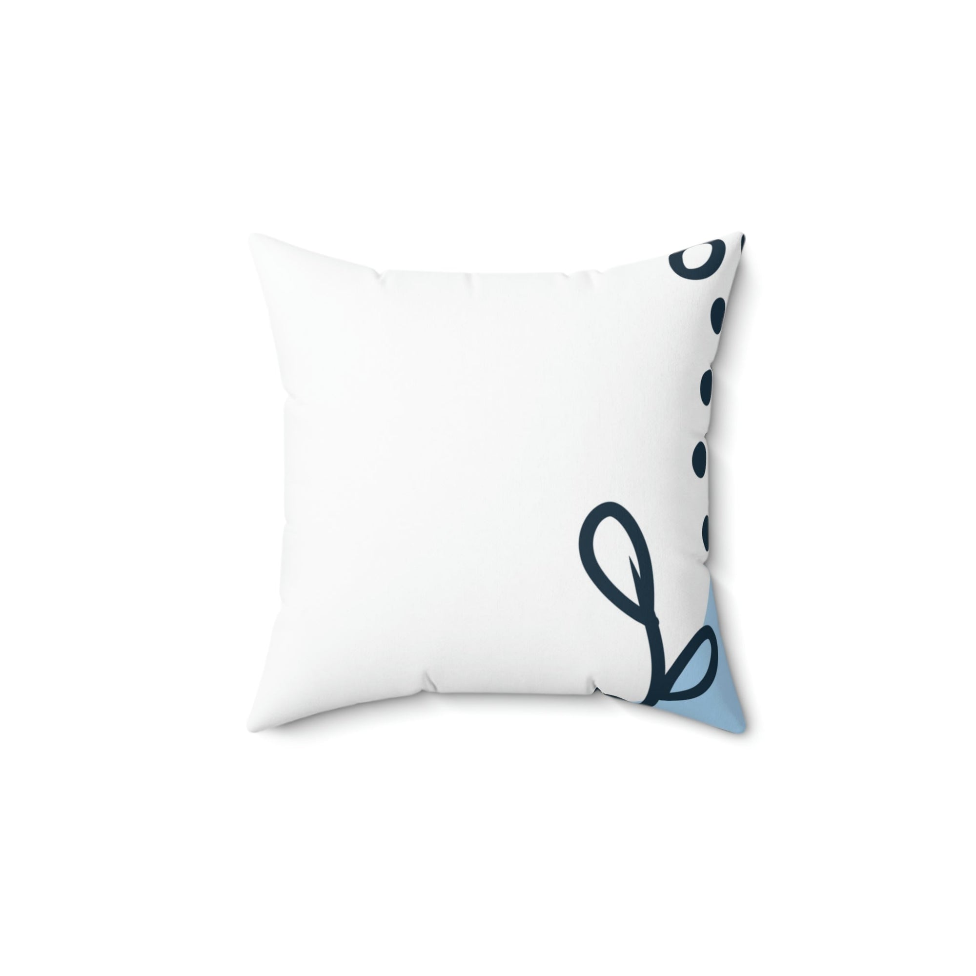 Leafy Touch Square Pillow Home Decor Pink Sweetheart