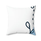 Leafy Touch Square Pillow Home Decor Pink Sweetheart