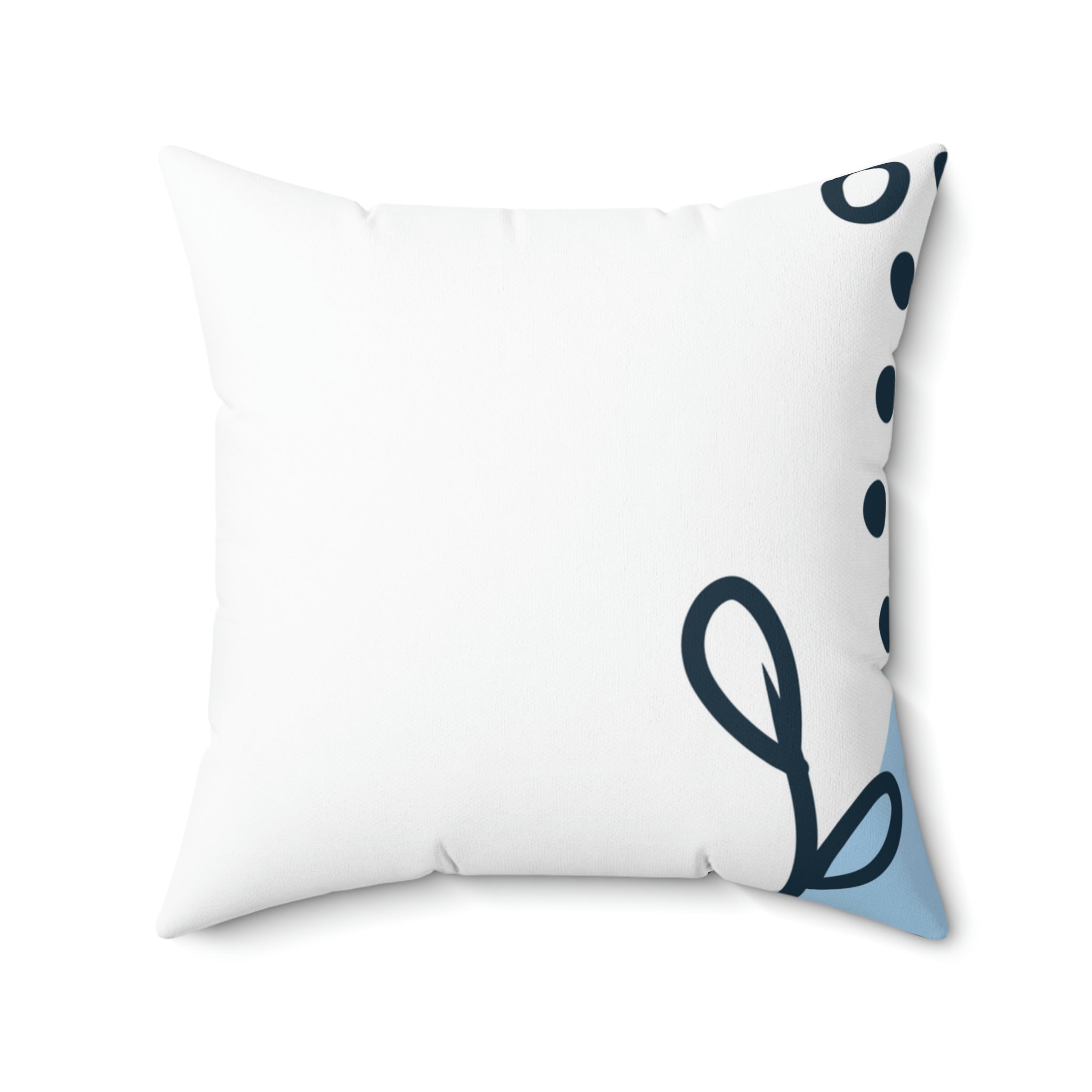 Leafy Touch Square Pillow Home Decor Pink Sweetheart