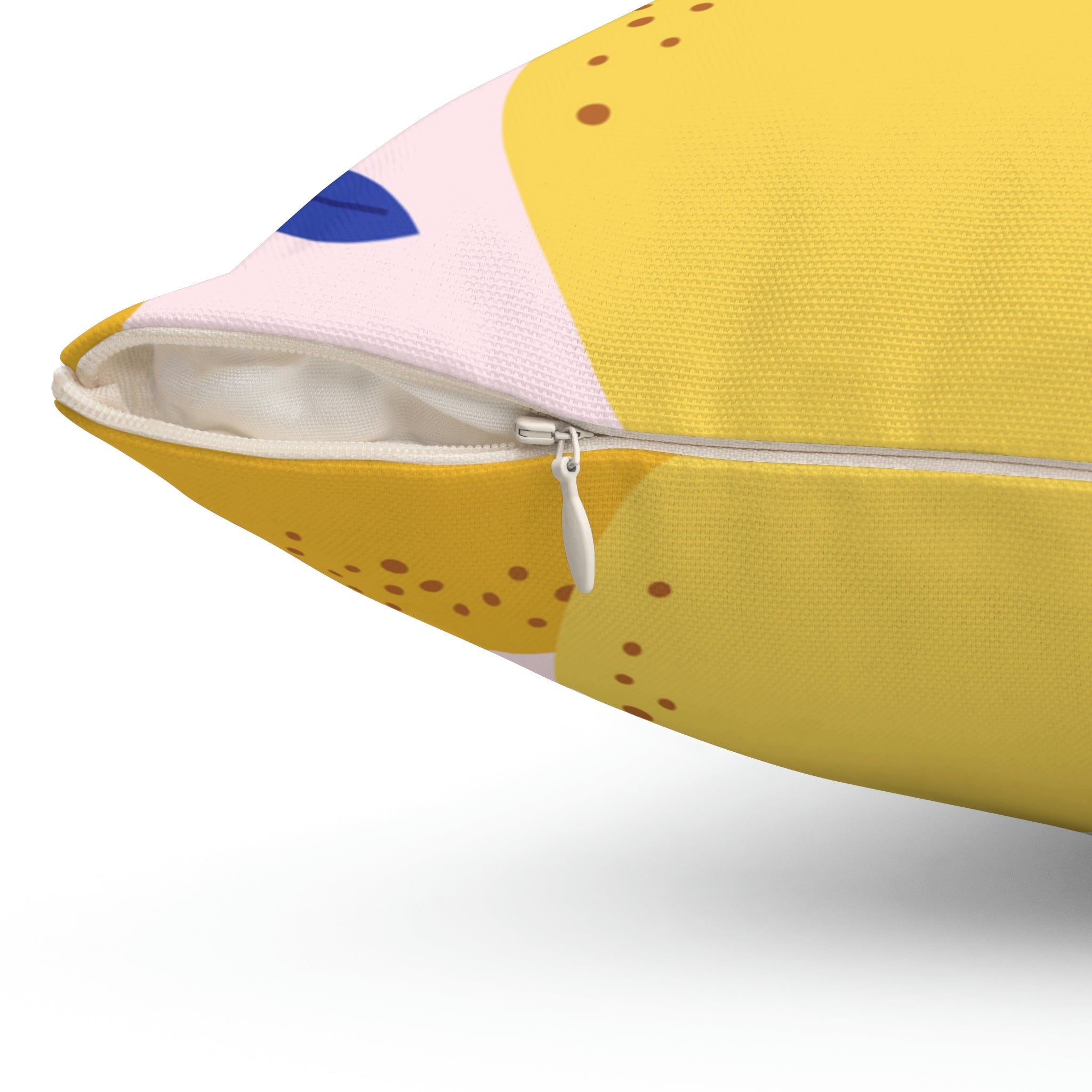 Lemon Squeeze Square Pillow Home Decor Pink Sweetheart
