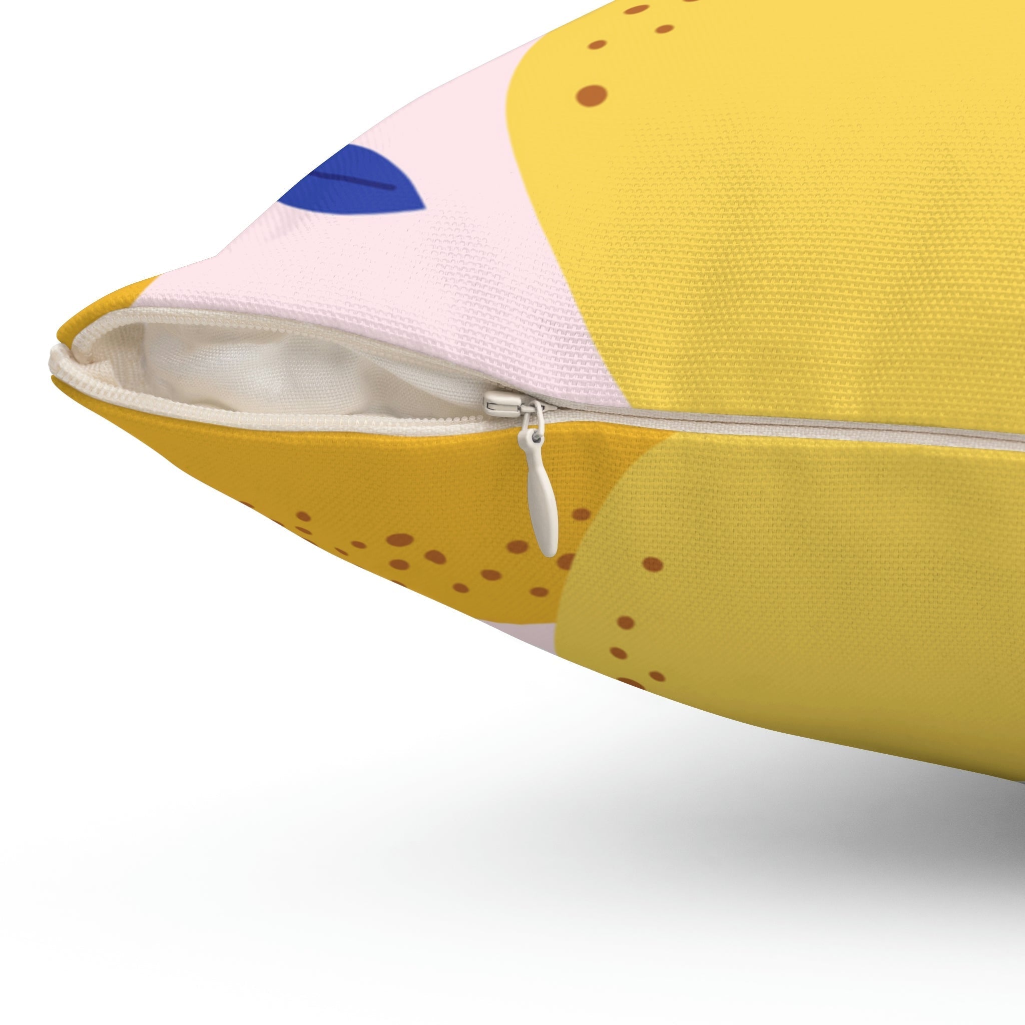 Lemon Squeeze Square Pillow Home Decor Pink Sweetheart