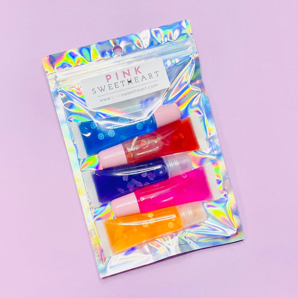 Lip Gloss Jelly Rainbow Bundle  Pink Sweetheart