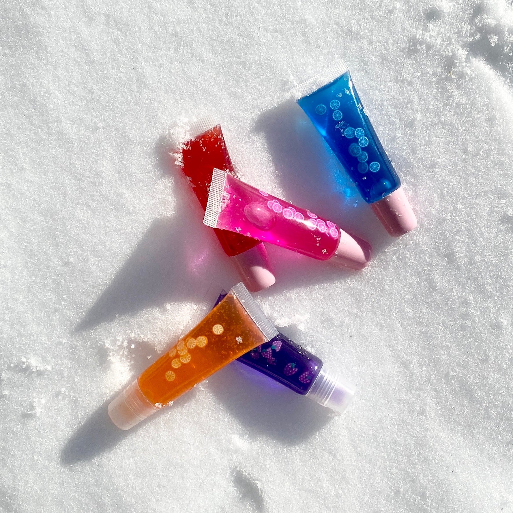 Lip Gloss Jelly Rainbow Bundle  Pink Sweetheart
