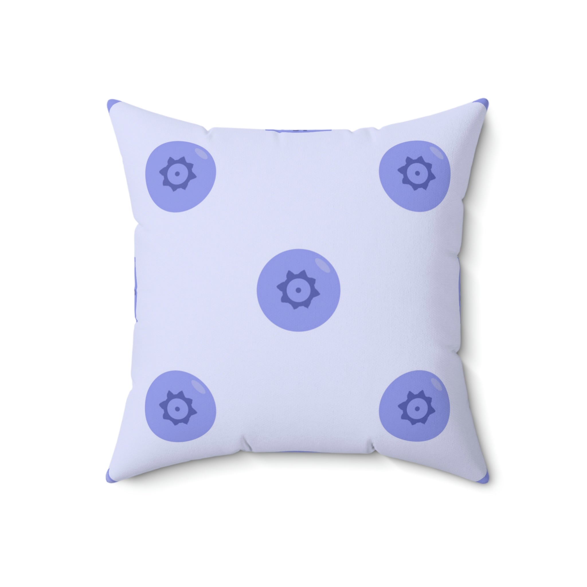 Little Blueberries Square Pillow Home Decor Pink Sweetheart