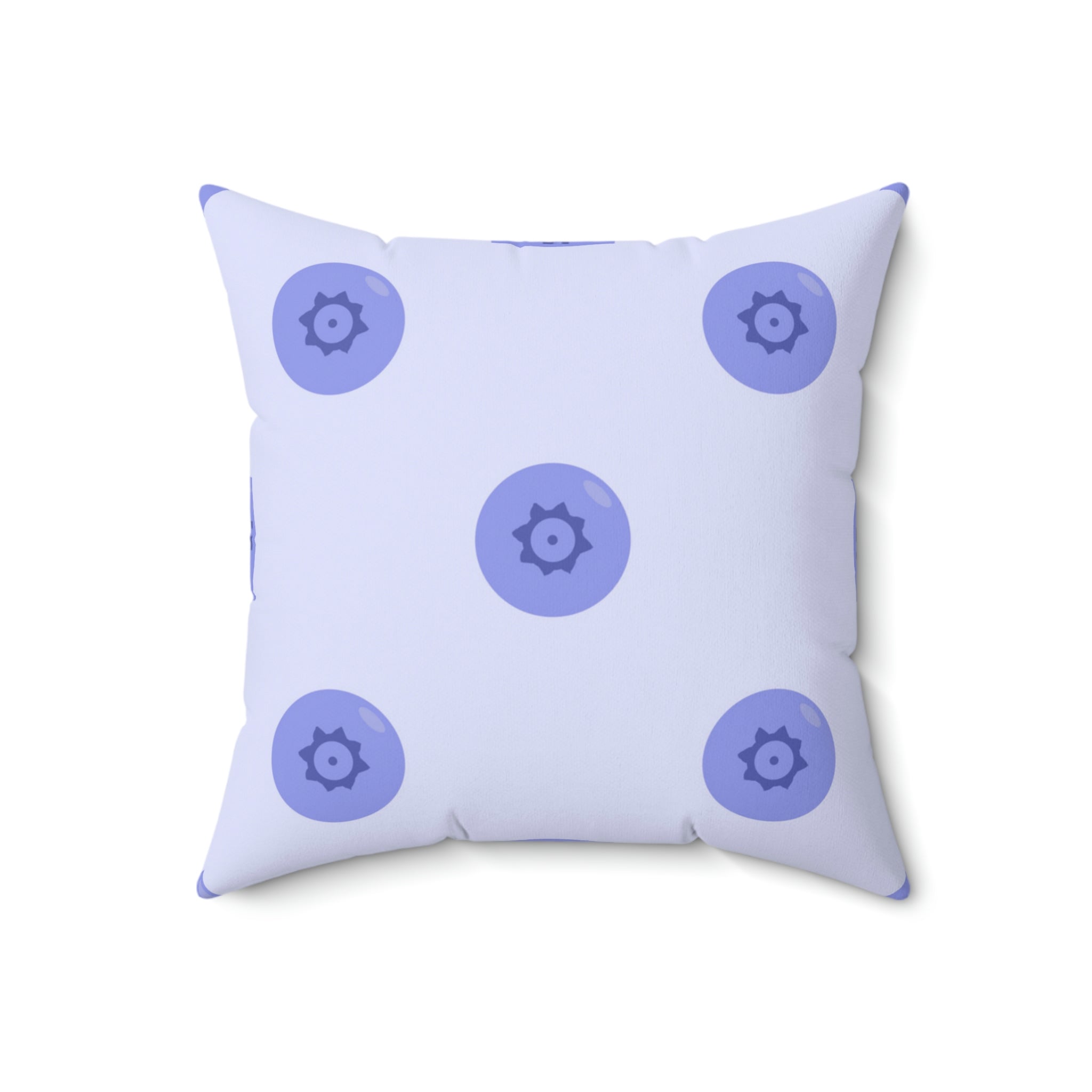 Little Blueberries Square Pillow Home Decor Pink Sweetheart