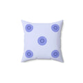 Little Blueberries Square Pillow - Pink Sweetheart