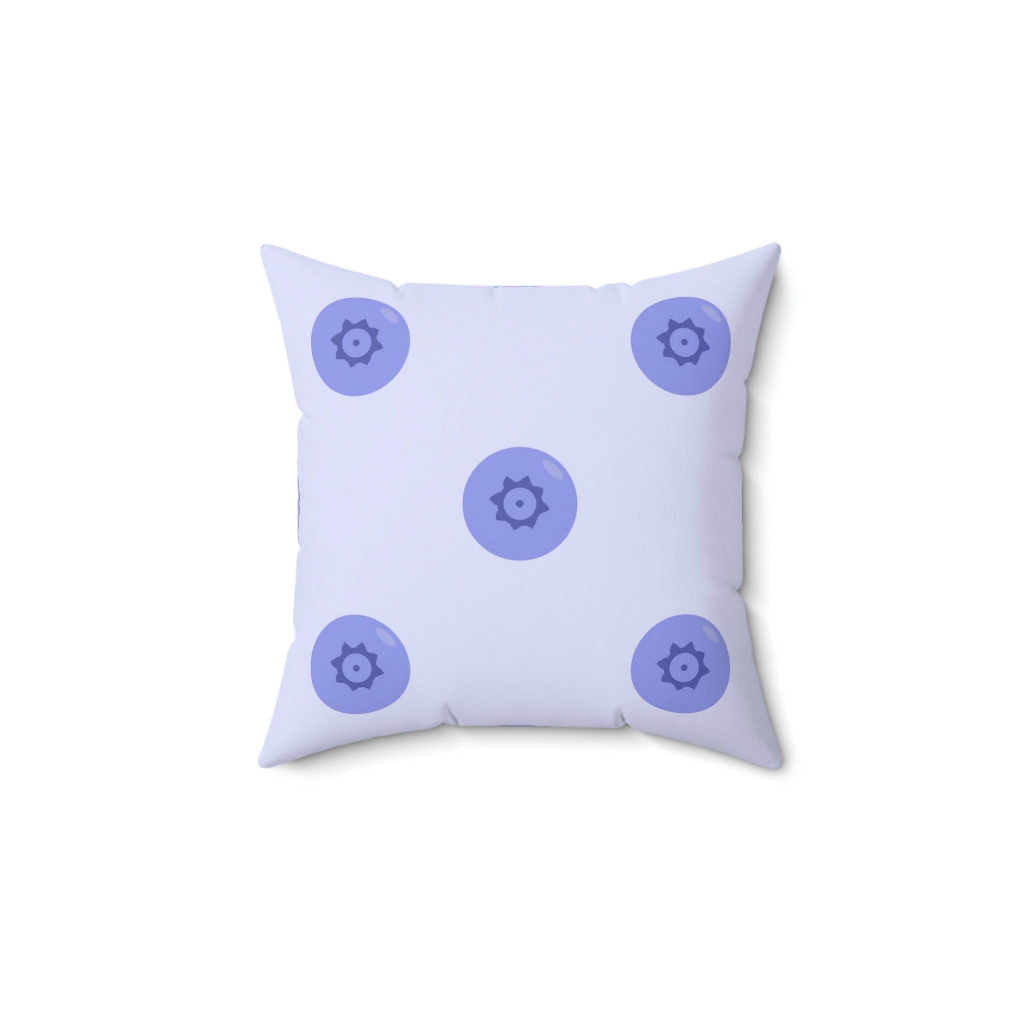 Little Blueberries Square Pillow Home Decor Pink Sweetheart