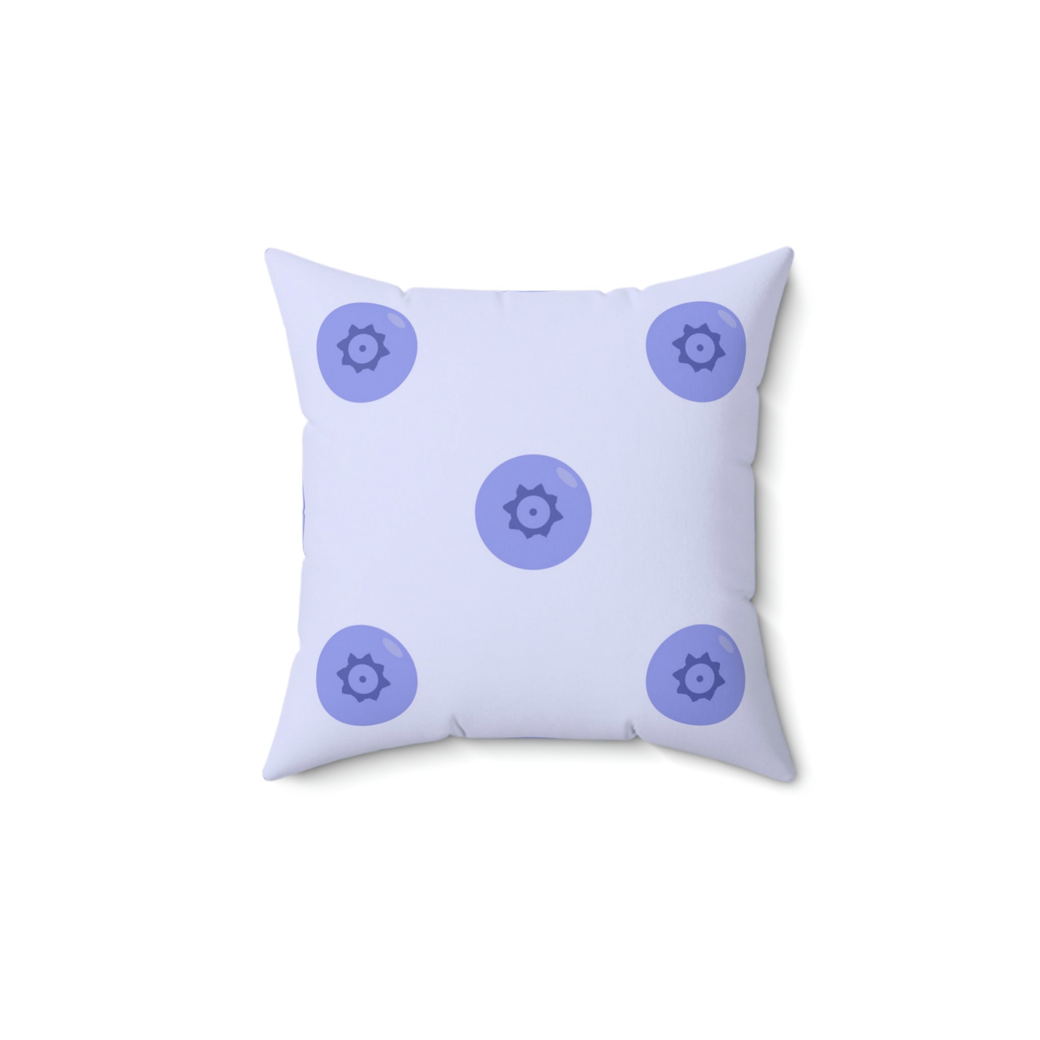 Little Blueberries Square Pillow Home Decor Pink Sweetheart