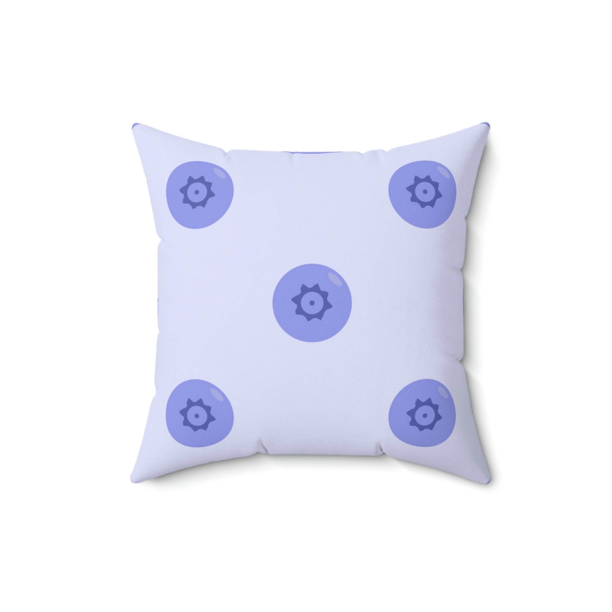 Little Blueberries Square Pillow Home Decor Pink Sweetheart