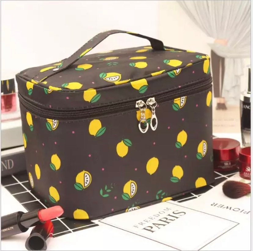 Little Lemon Cosmetic Makeup Bag Cosmetic & Toiletry Bags Pink Sweetheart