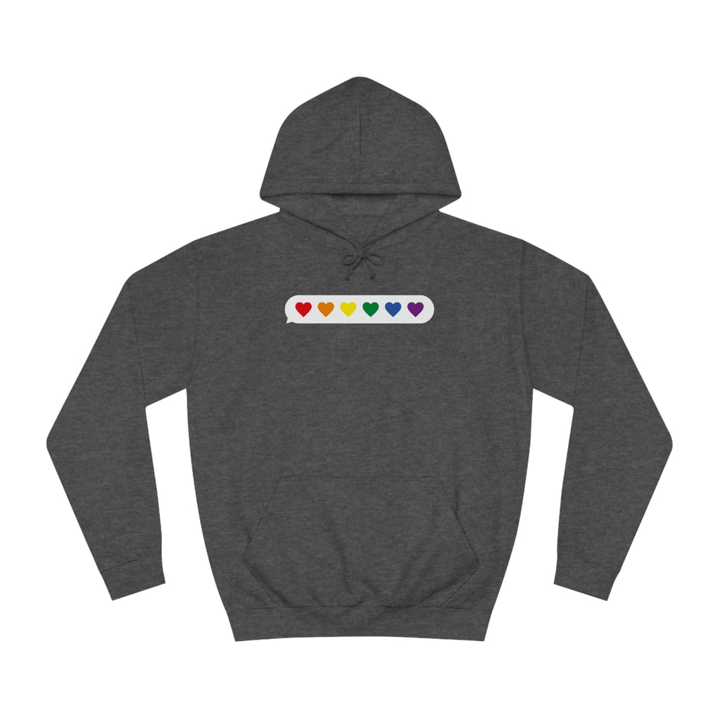 Little Love Messages Unisex Hoodie Hoodie Pink Sweetheart