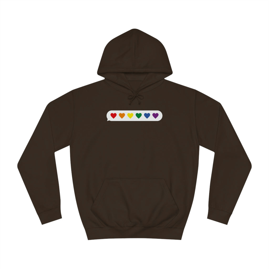 Little Love Messages Unisex Hoodie Hoodie Pink Sweetheart