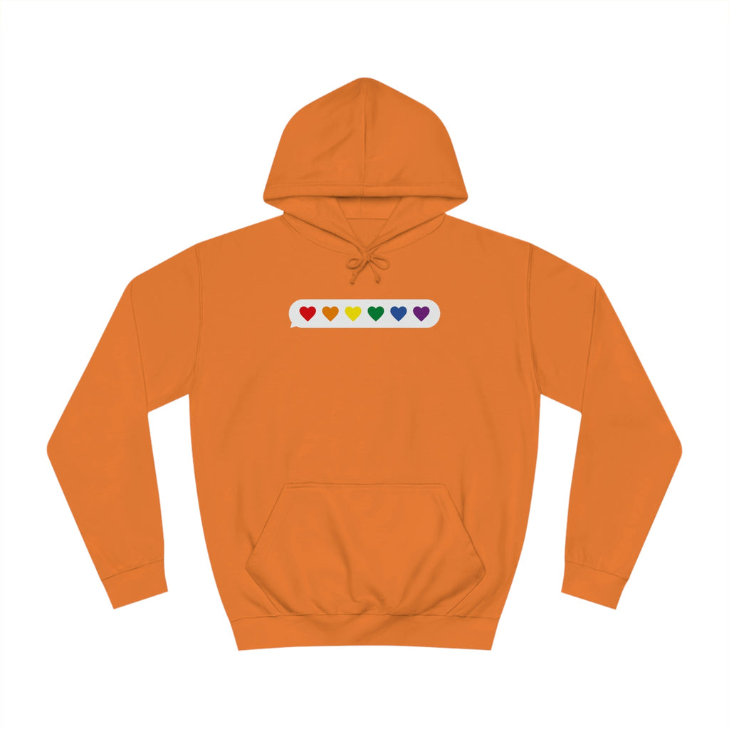 Little Love Messages Unisex Hoodie Hoodie Pink Sweetheart