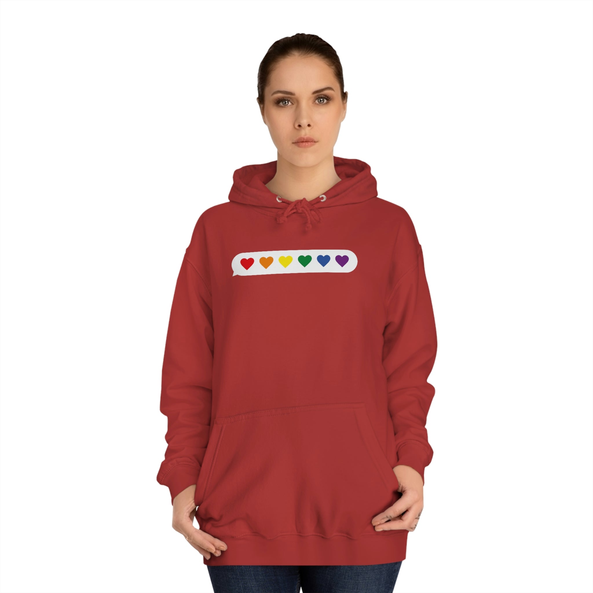 Little Love Messages Unisex Hoodie Hoodie Pink Sweetheart