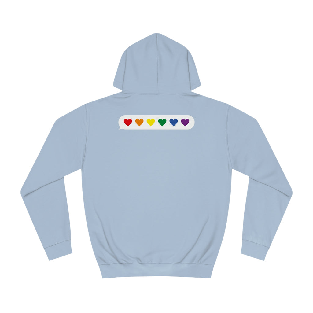 Little Love Messages Unisex Hoodie Hoodie Pink Sweetheart