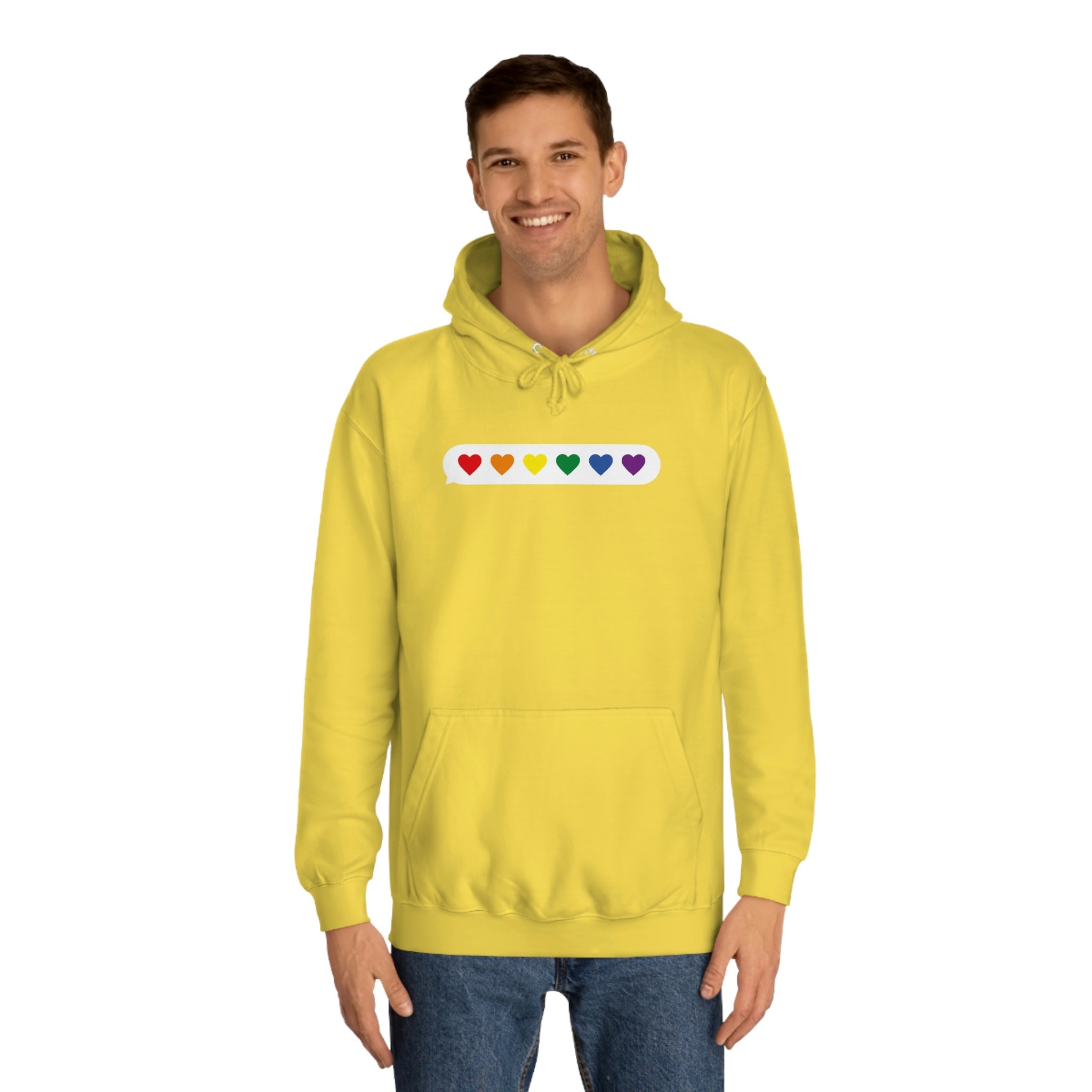 Little Love Messages Unisex Hoodie Hoodie Pink Sweetheart