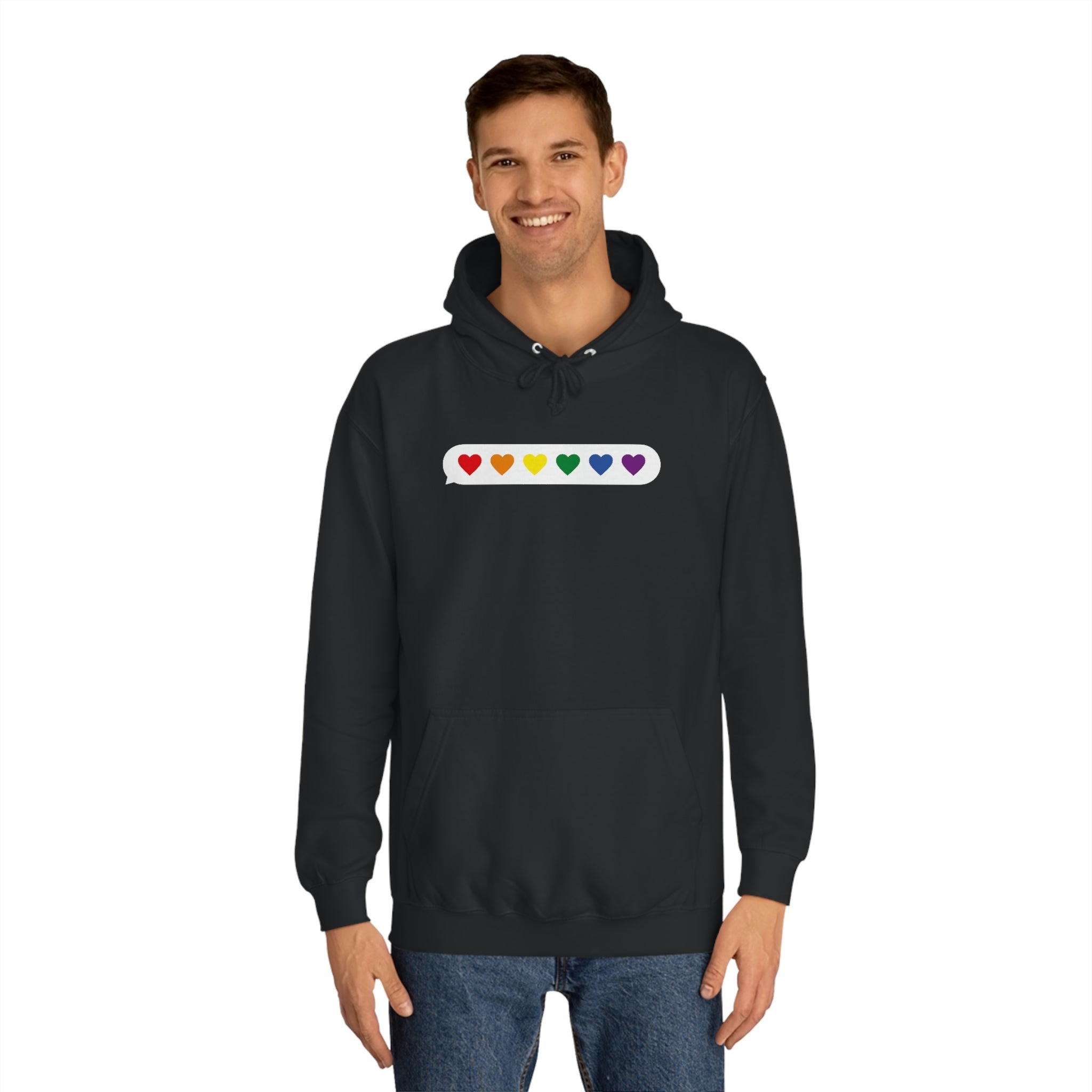 Little Love Messages Unisex Hoodie Hoodie Pink Sweetheart