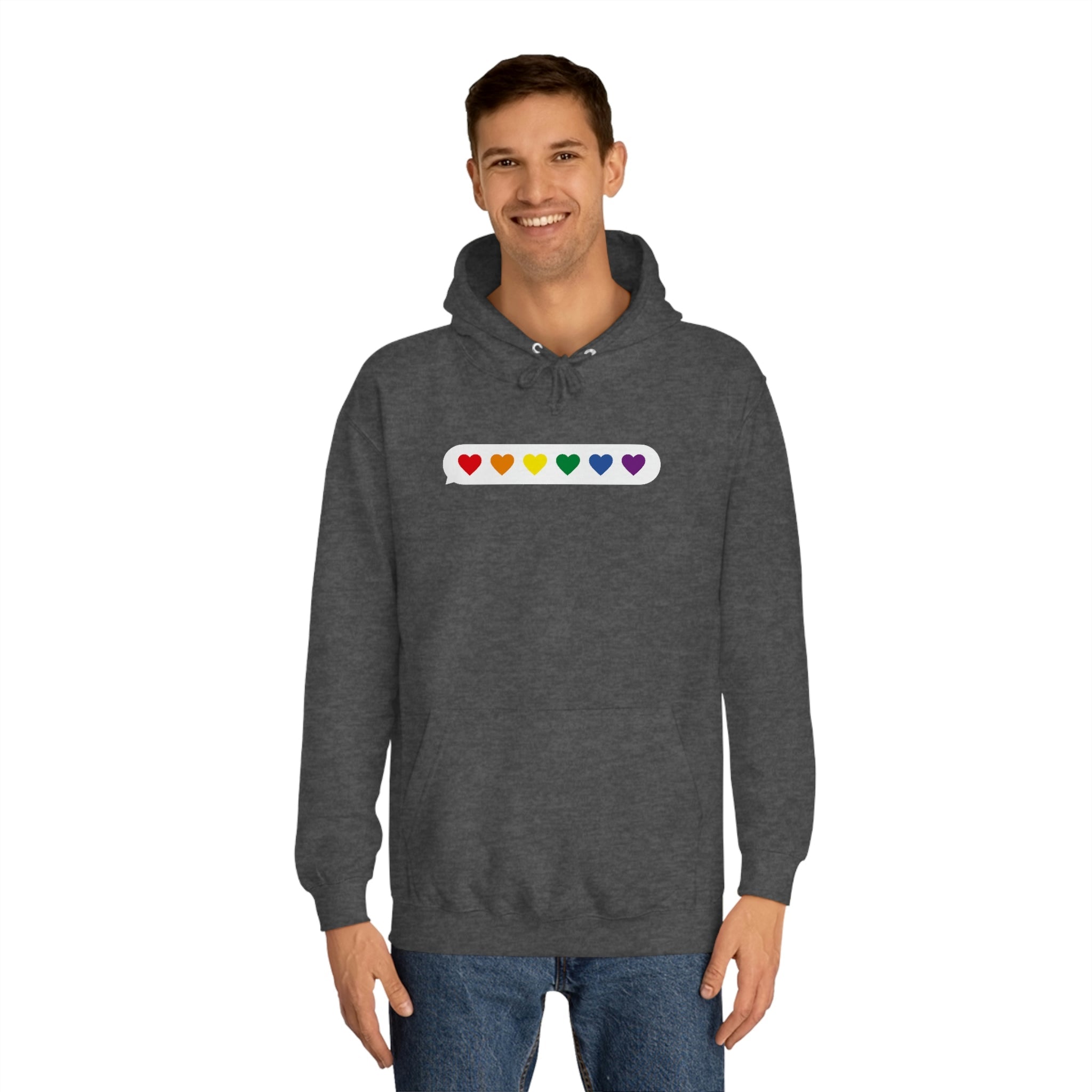 Little Love Messages Unisex Hoodie Hoodie Pink Sweetheart
