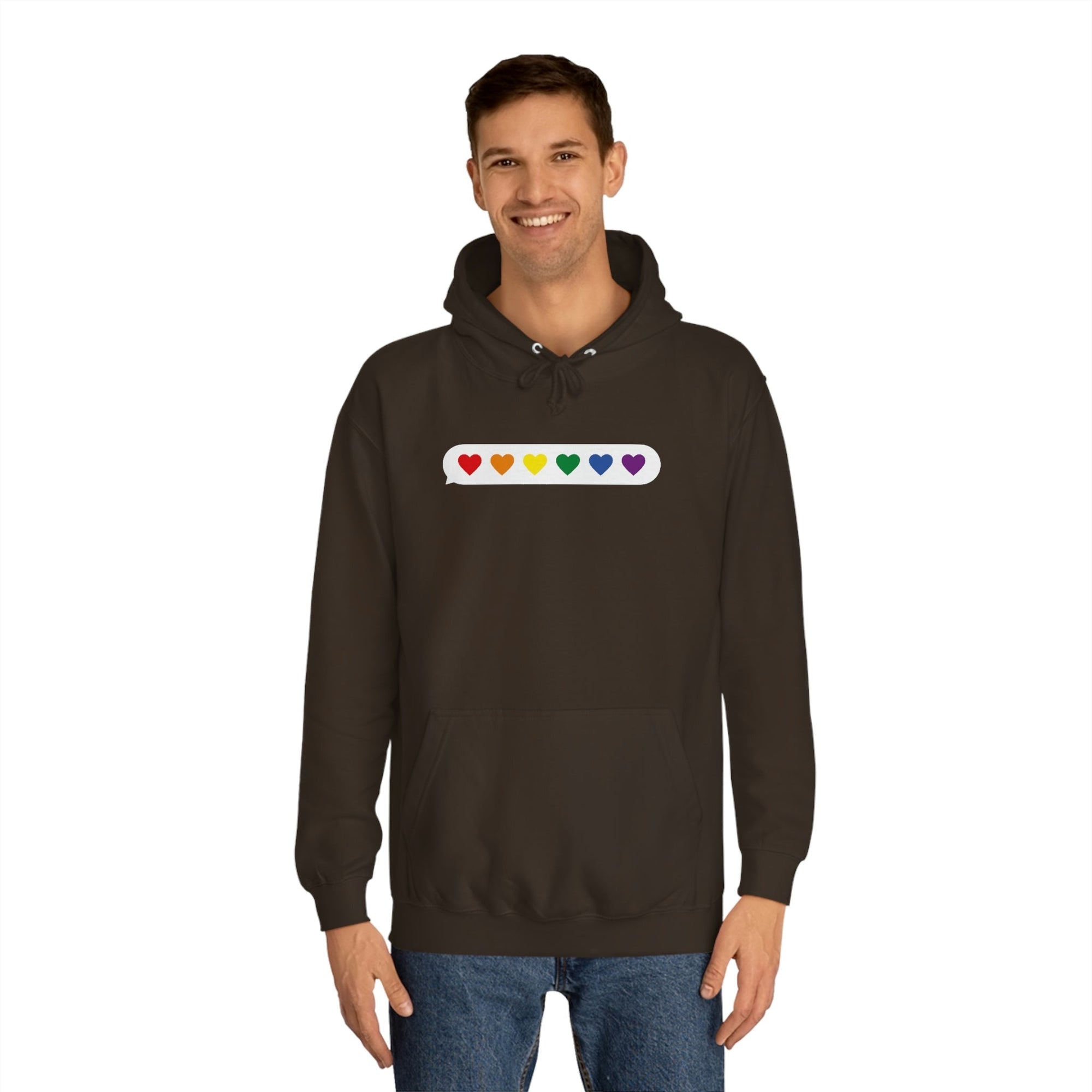 Little Love Messages Unisex Hoodie Hoodie Pink Sweetheart