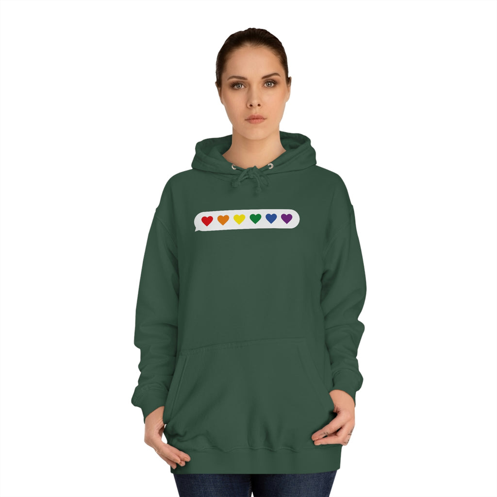 Little Love Messages Unisex Hoodie Hoodie Pink Sweetheart