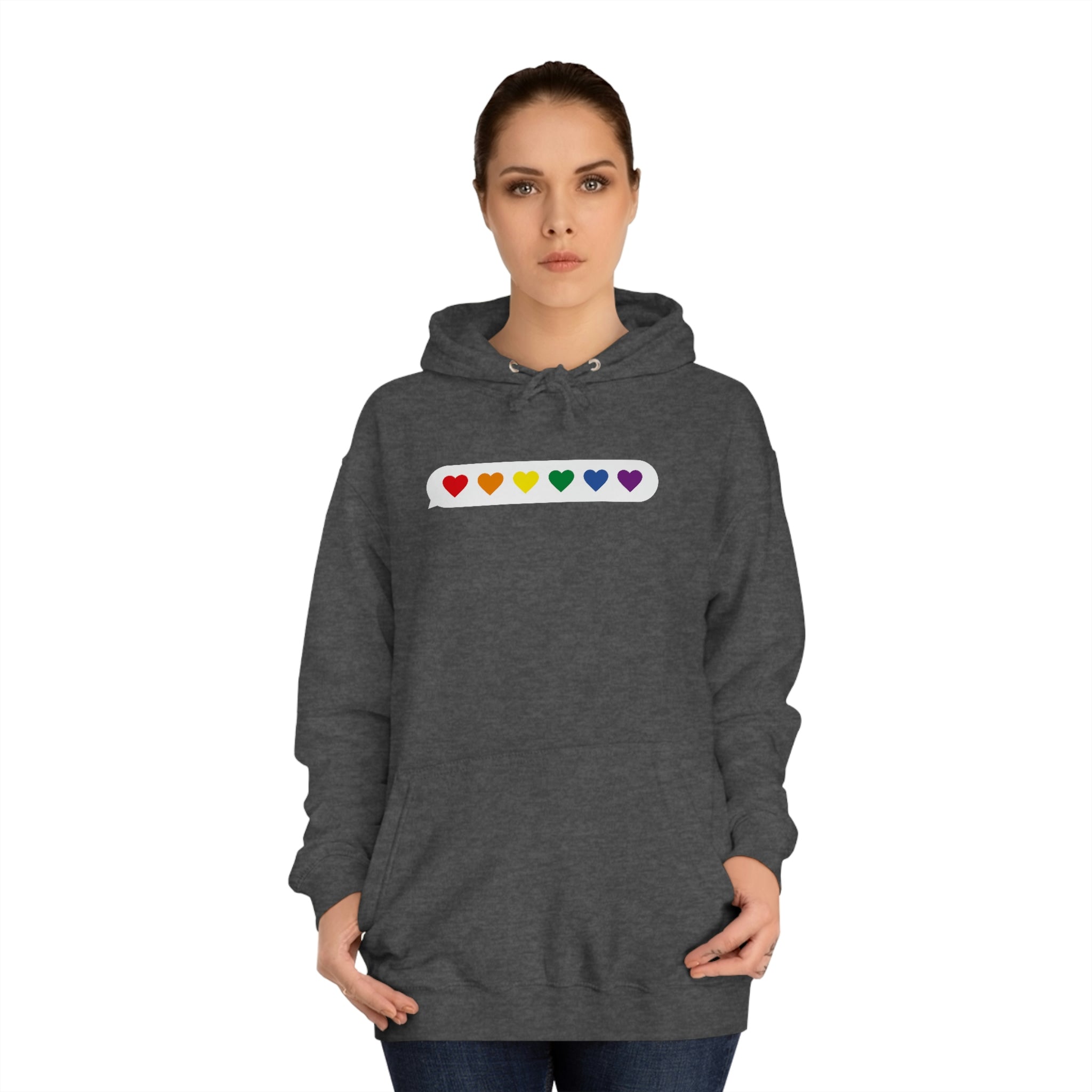 Little Love Messages Unisex Hoodie Hoodie Pink Sweetheart
