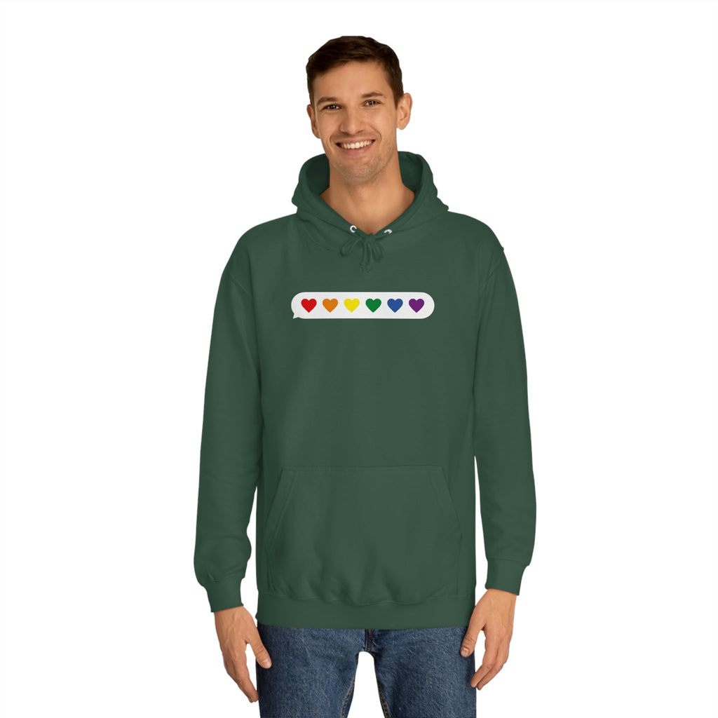 Little Love Messages Unisex Hoodie Hoodie Pink Sweetheart
