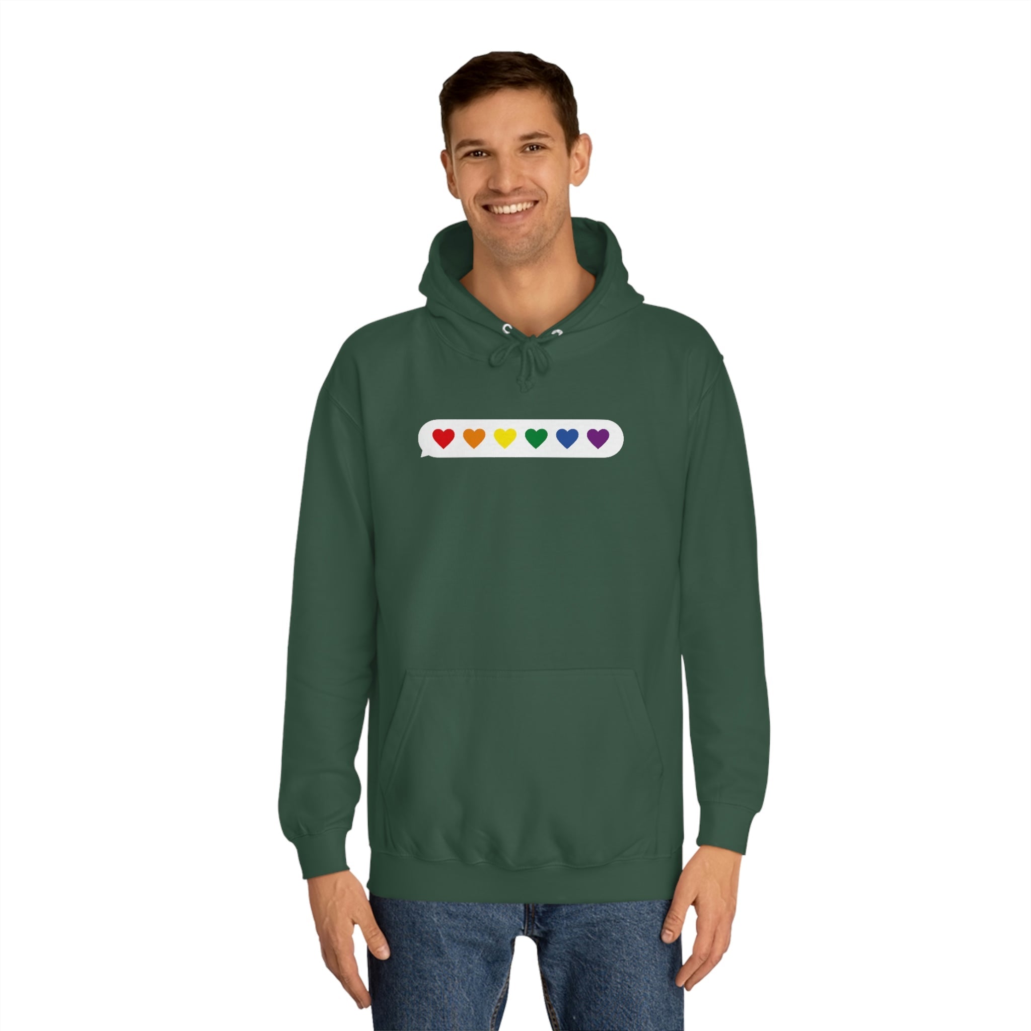 Little Love Messages Unisex Hoodie Hoodie Pink Sweetheart