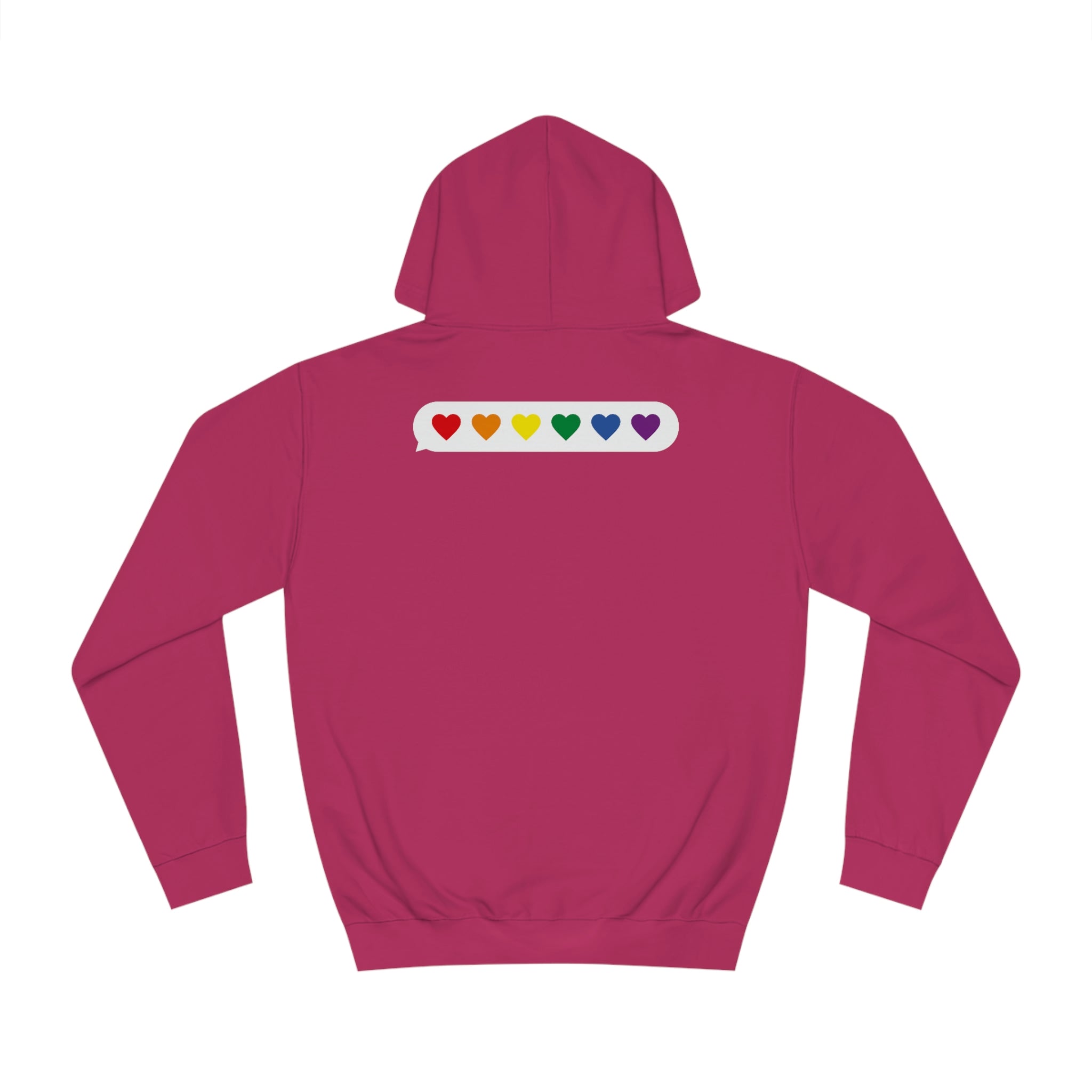 Little Love Messages Unisex Hoodie Hoodie Pink Sweetheart