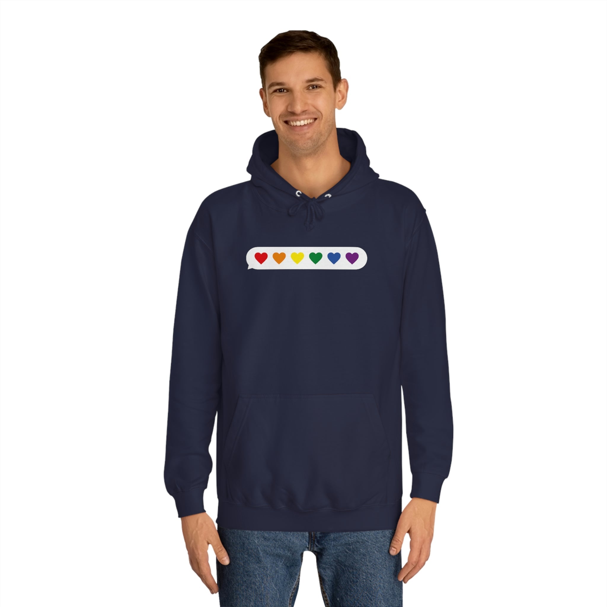 Little Love Messages Unisex Hoodie Hoodie Pink Sweetheart