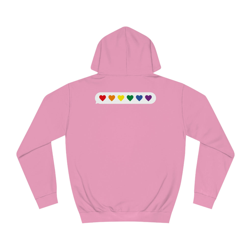 Little Love Messages Unisex Hoodie Hoodie Pink Sweetheart