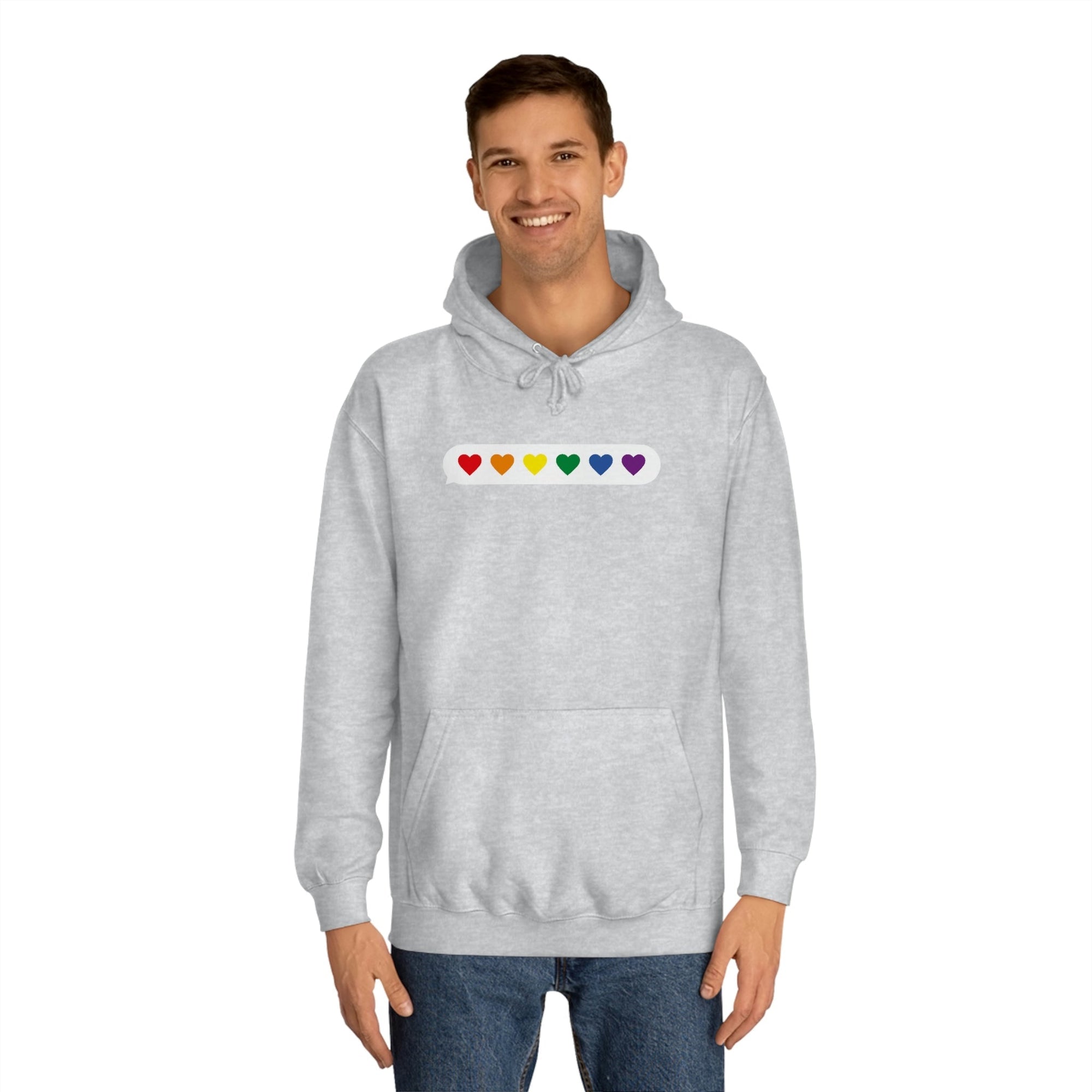 Little Love Messages Unisex Hoodie Hoodie Pink Sweetheart