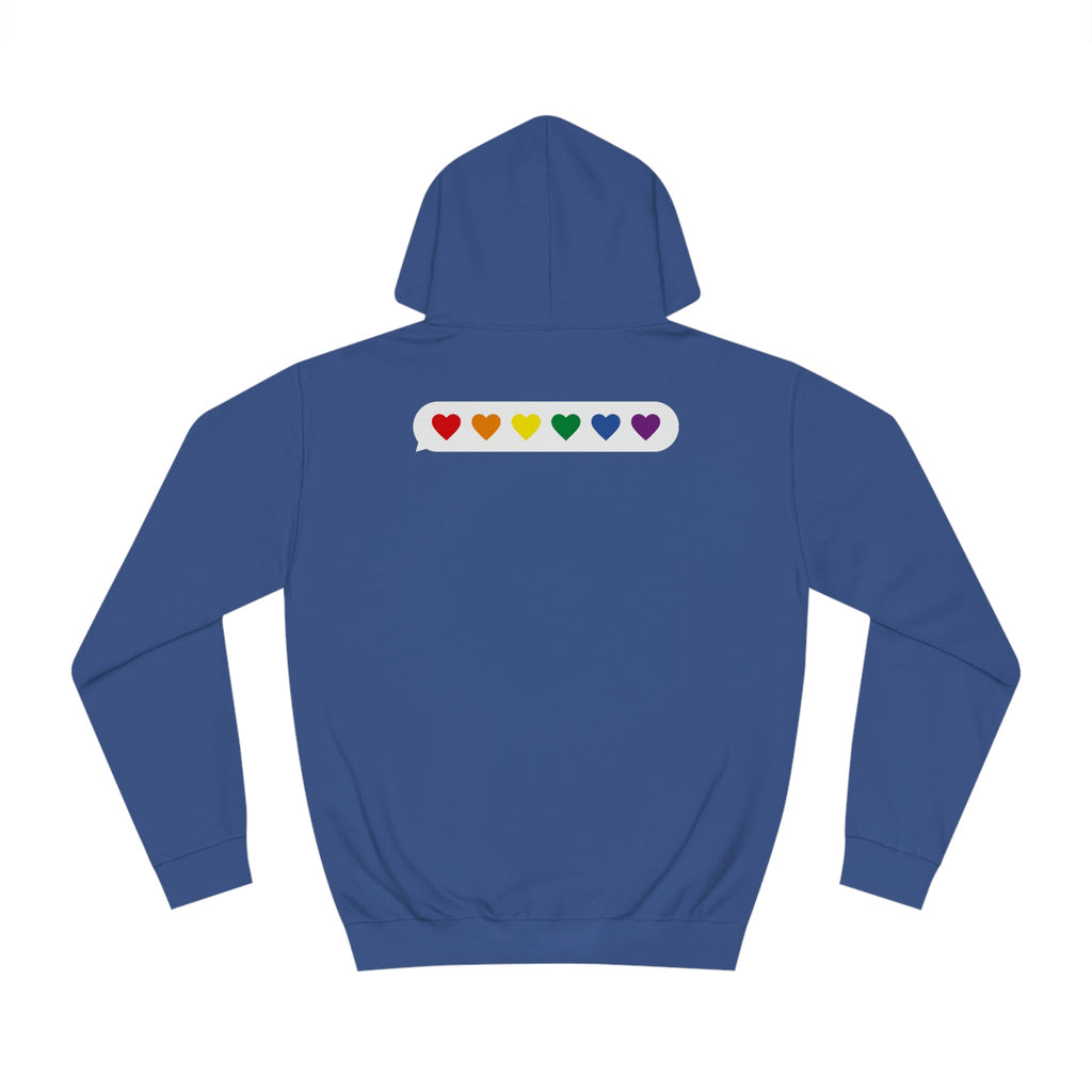 Little Love Messages Unisex Hoodie Hoodie Pink Sweetheart