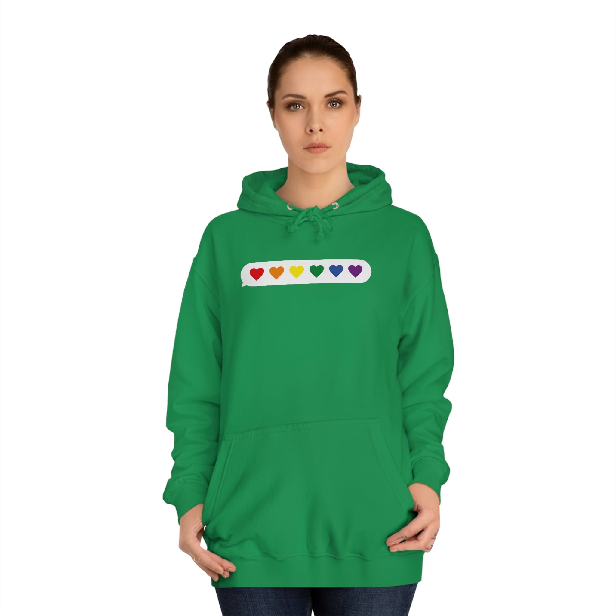 Little Love Messages Unisex Hoodie Hoodie Pink Sweetheart