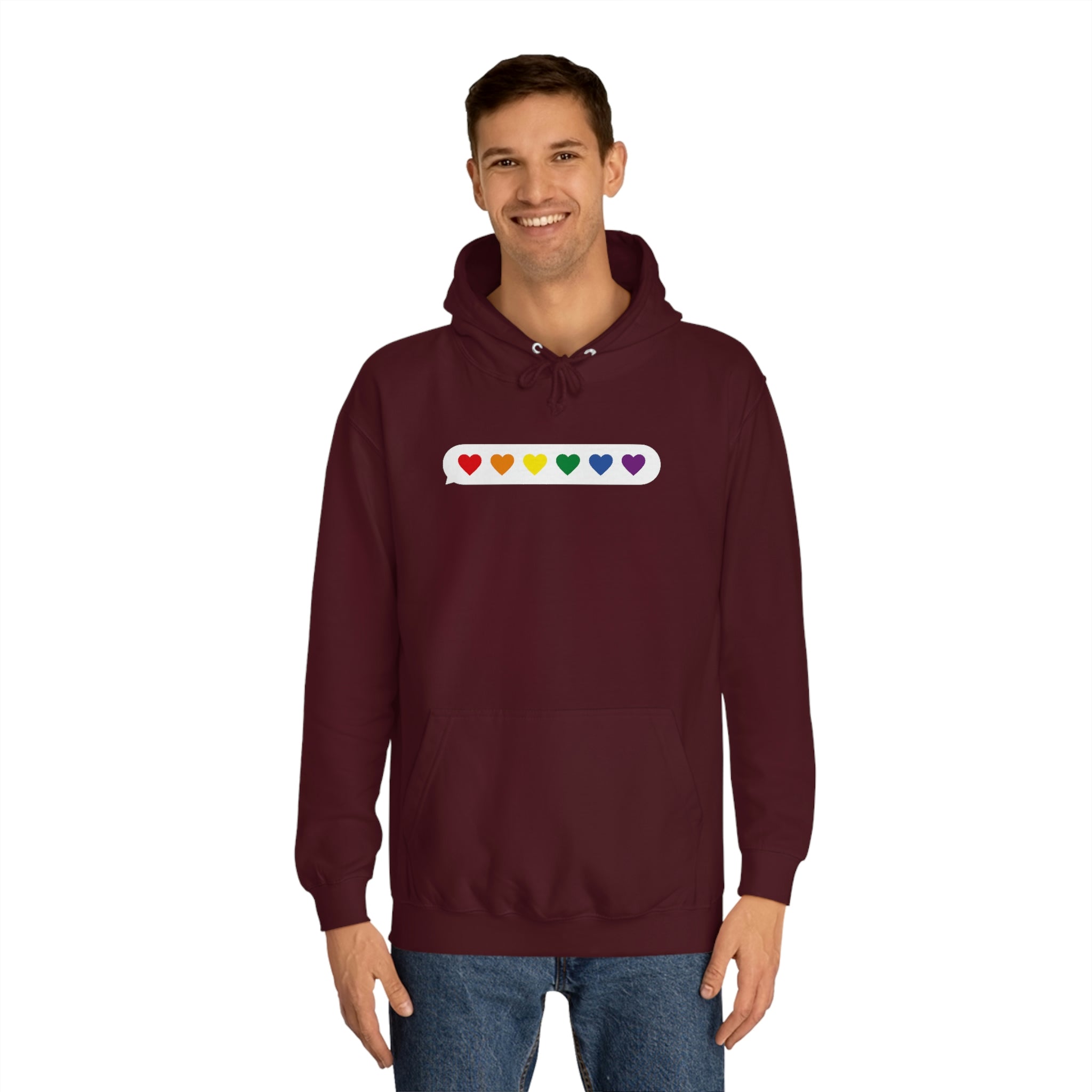 Little Love Messages Unisex Hoodie Hoodie Pink Sweetheart