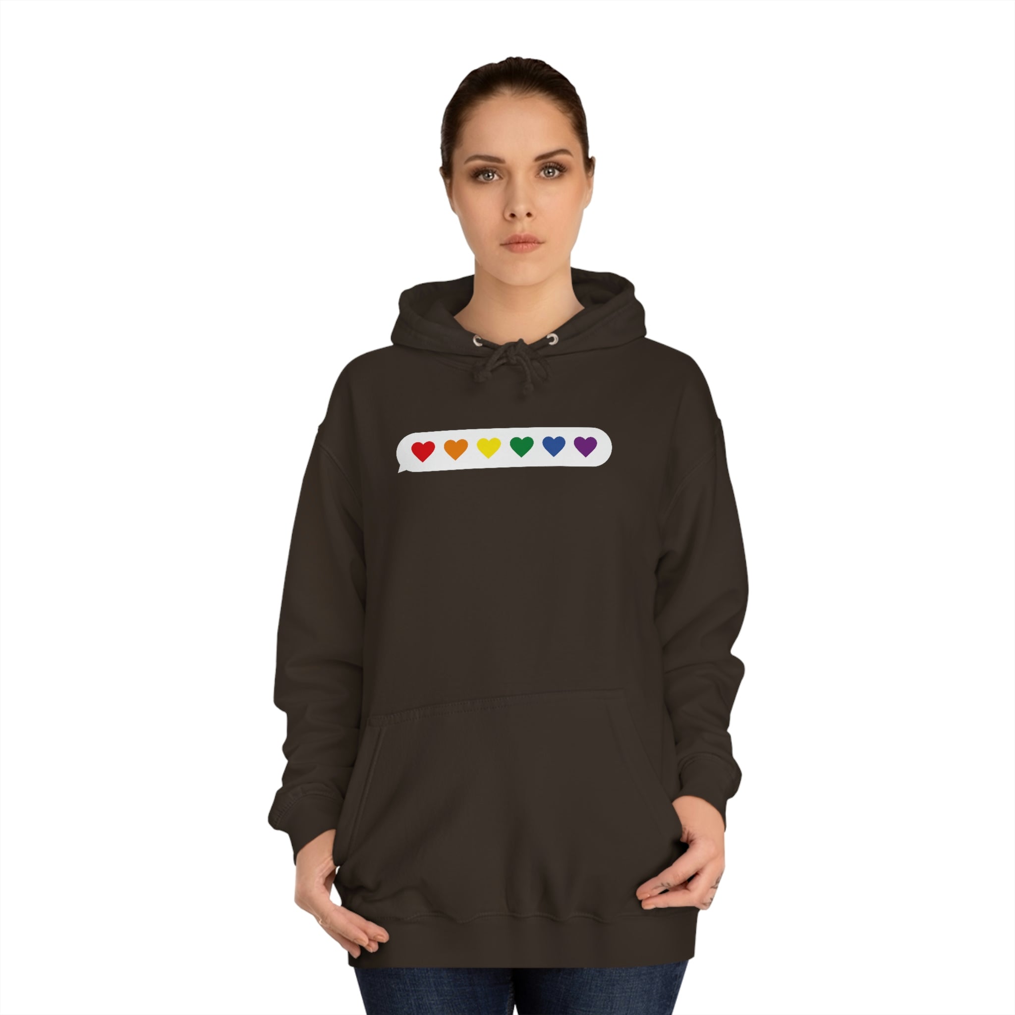 Little Love Messages Unisex Hoodie Hoodie Pink Sweetheart