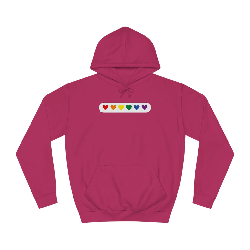 Little Love Messages Unisex Hoodie Hoodie Pink Sweetheart
