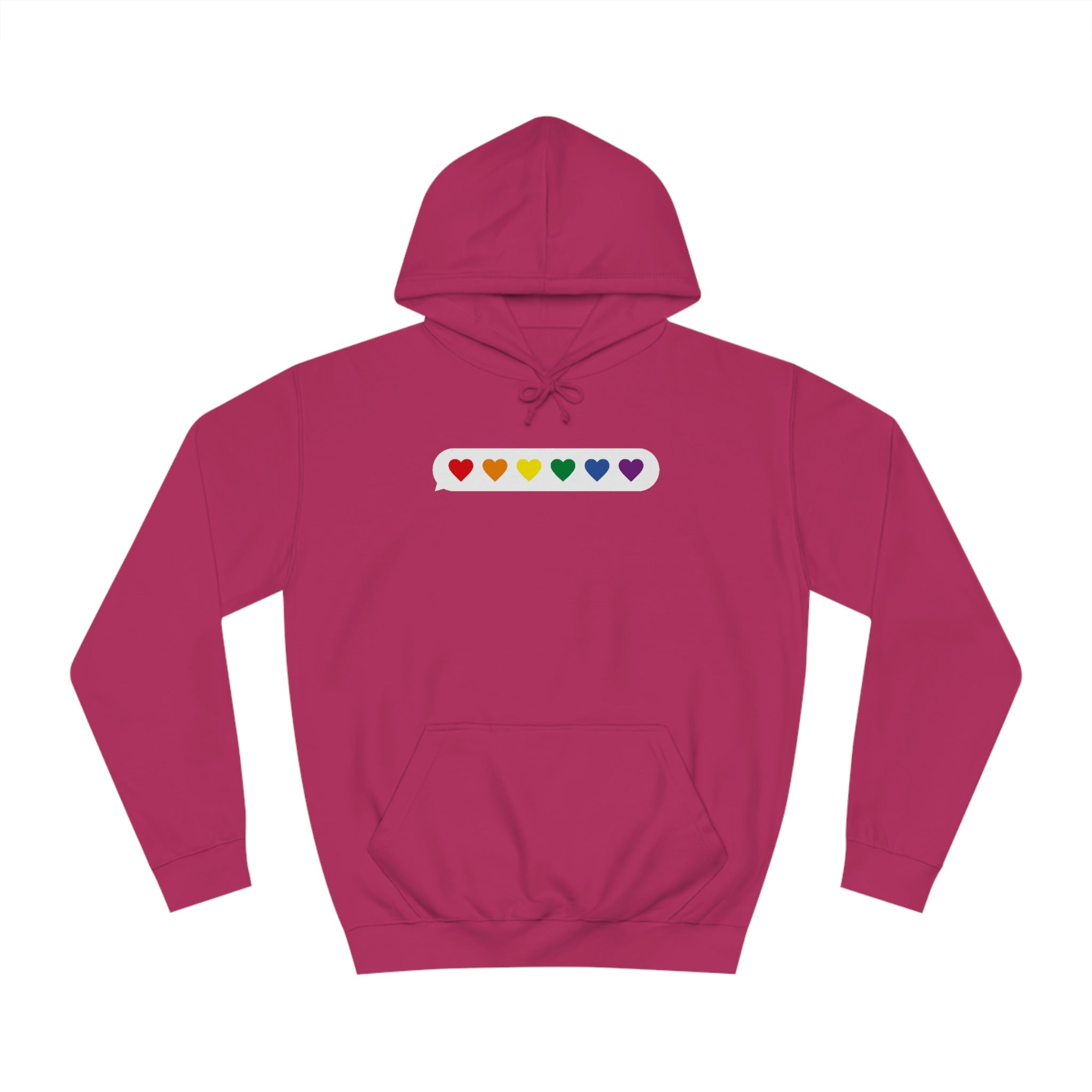 Little Love Messages Unisex Hoodie Hoodie Pink Sweetheart