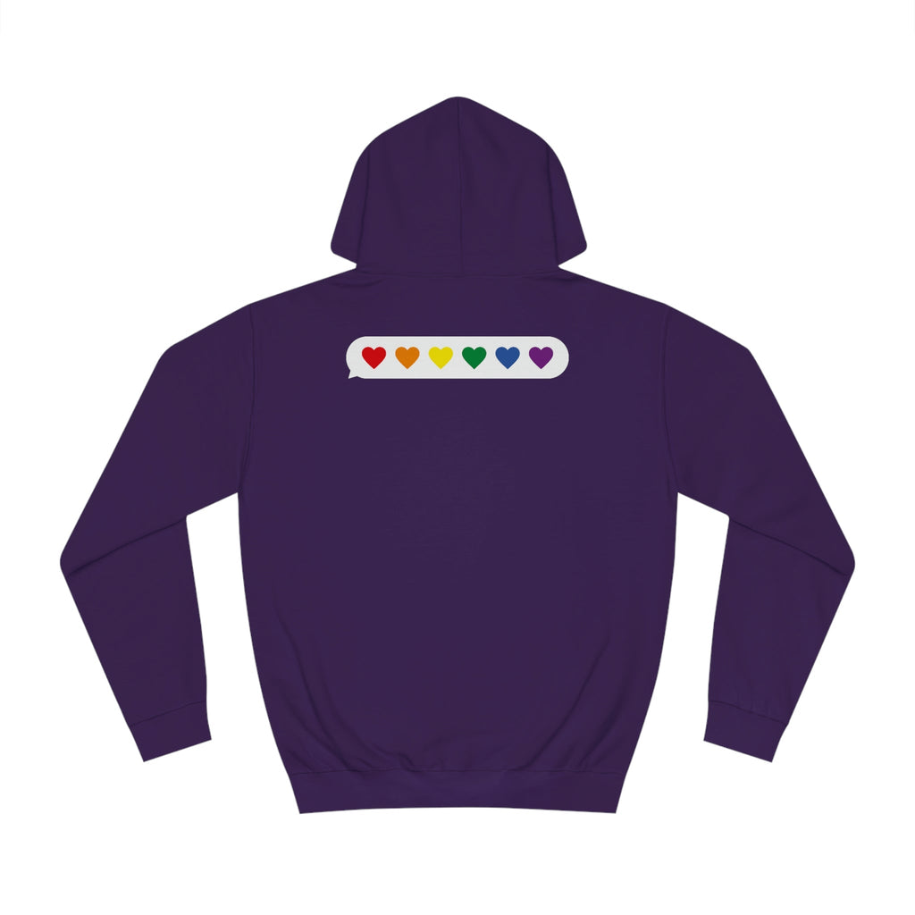 Little Love Messages Unisex Hoodie Hoodie Pink Sweetheart