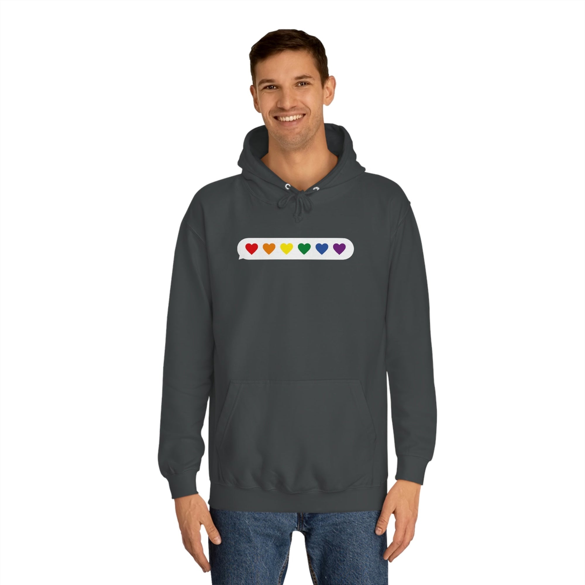 Little Love Messages Unisex Hoodie Hoodie Pink Sweetheart