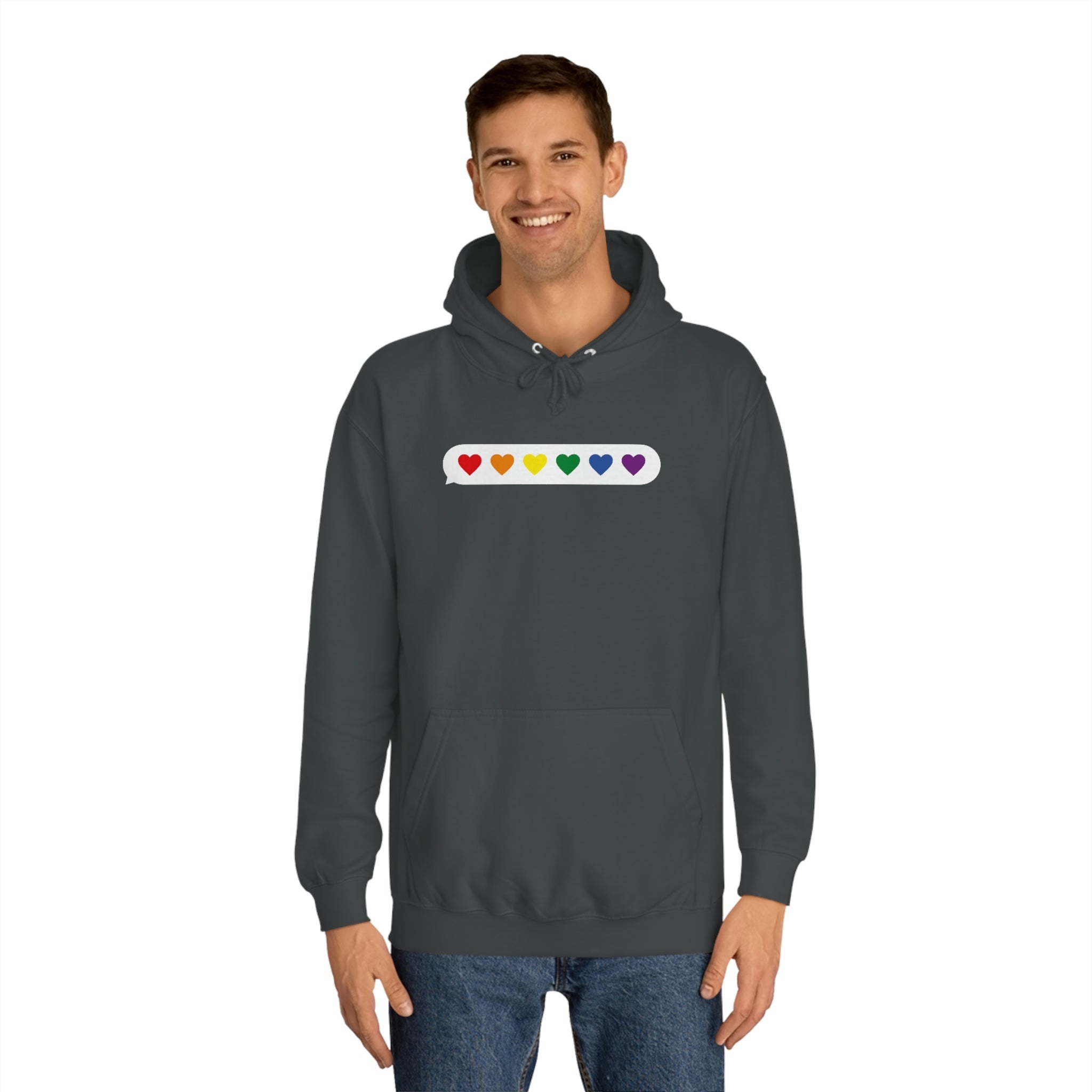 Little Love Messages Unisex Hoodie Hoodie Pink Sweetheart
