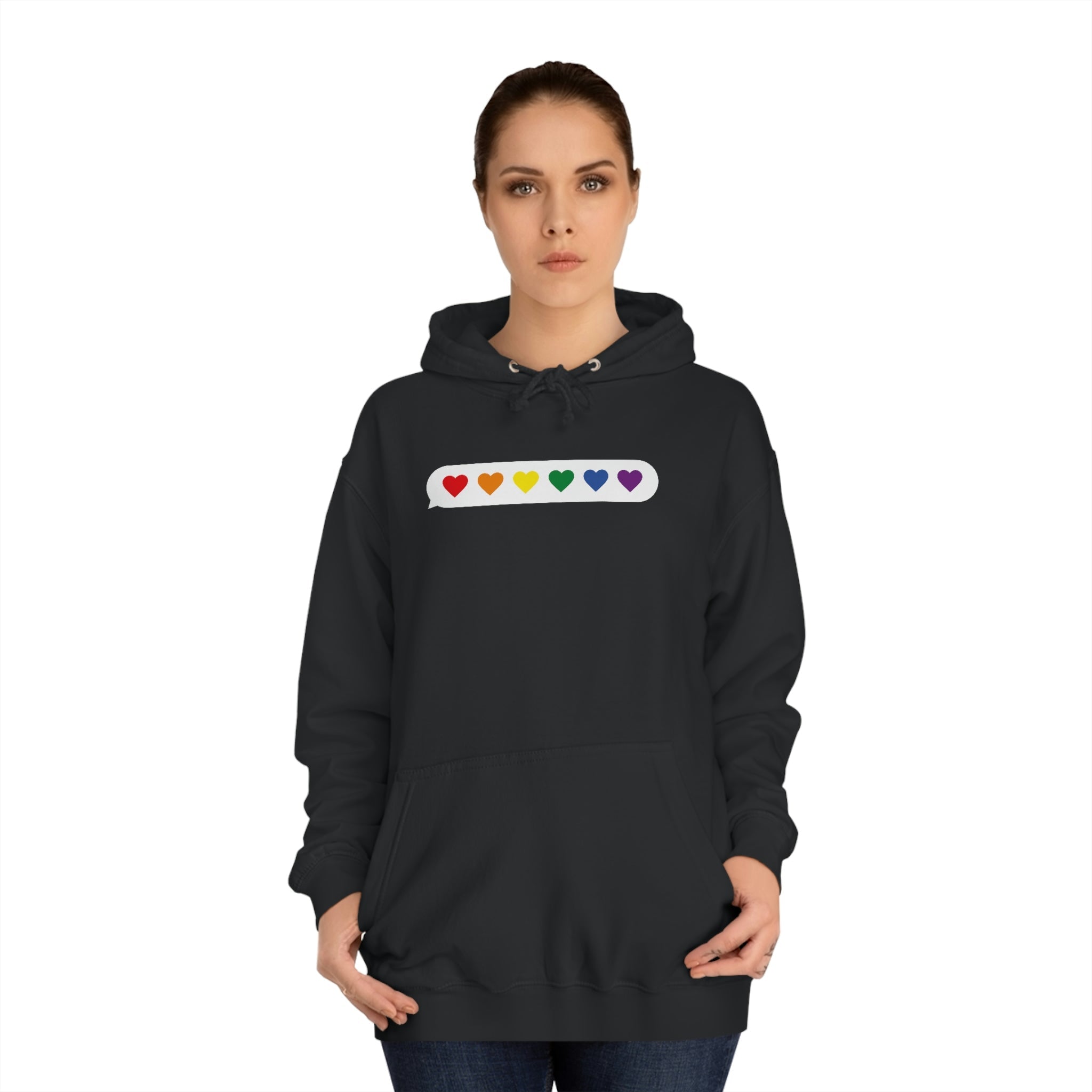 Little Love Messages Unisex Hoodie Hoodie Pink Sweetheart
