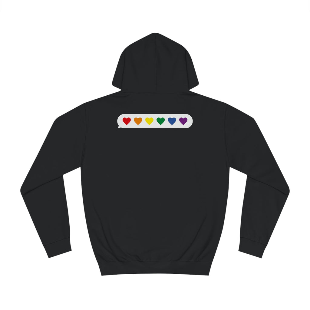 Little Love Messages Unisex Hoodie Hoodie Pink Sweetheart
