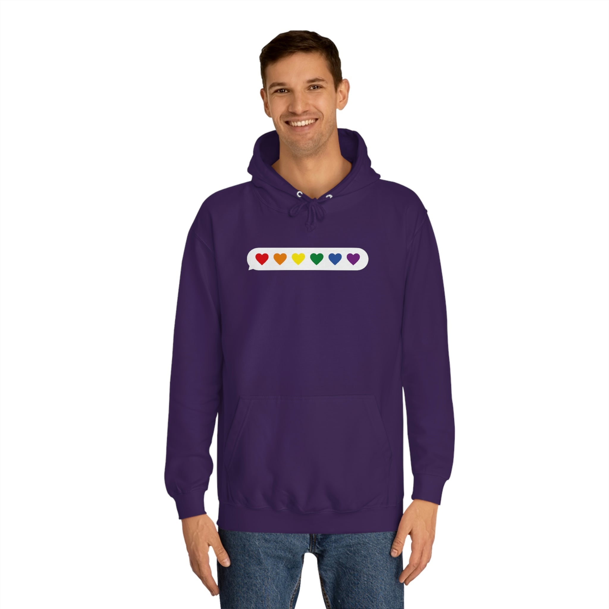 Little Love Messages Unisex Hoodie Hoodie Pink Sweetheart