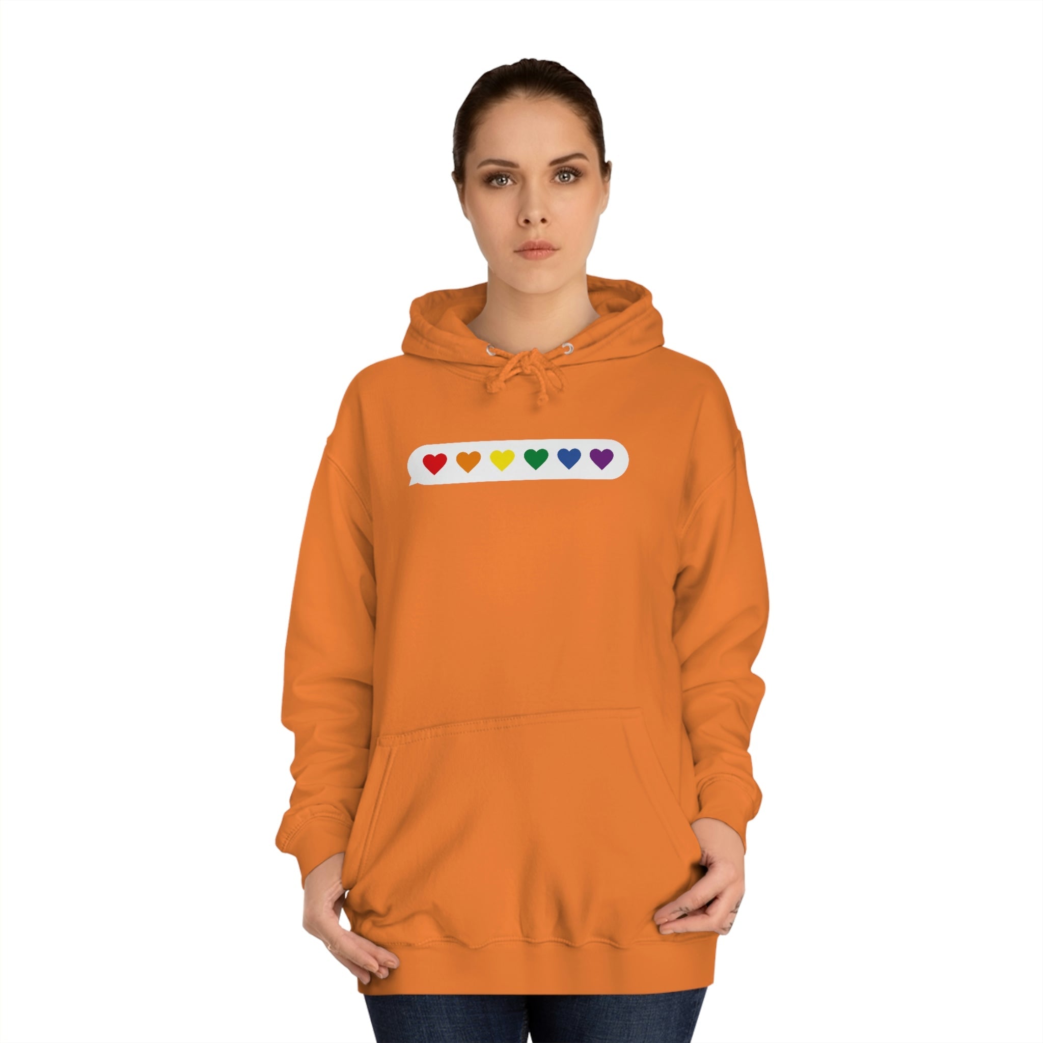 Little Love Messages Unisex Hoodie Hoodie Pink Sweetheart