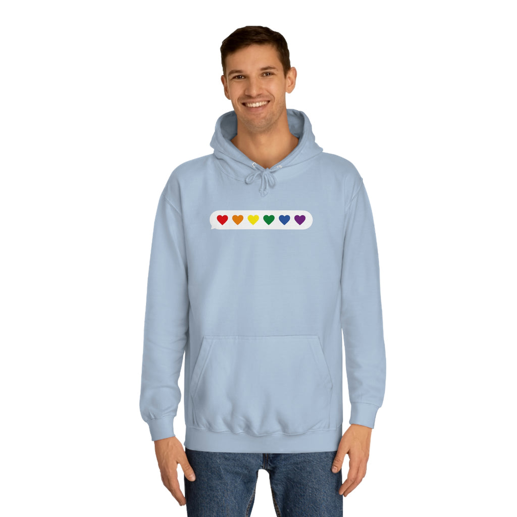 Little Love Messages Unisex Hoodie Hoodie Pink Sweetheart