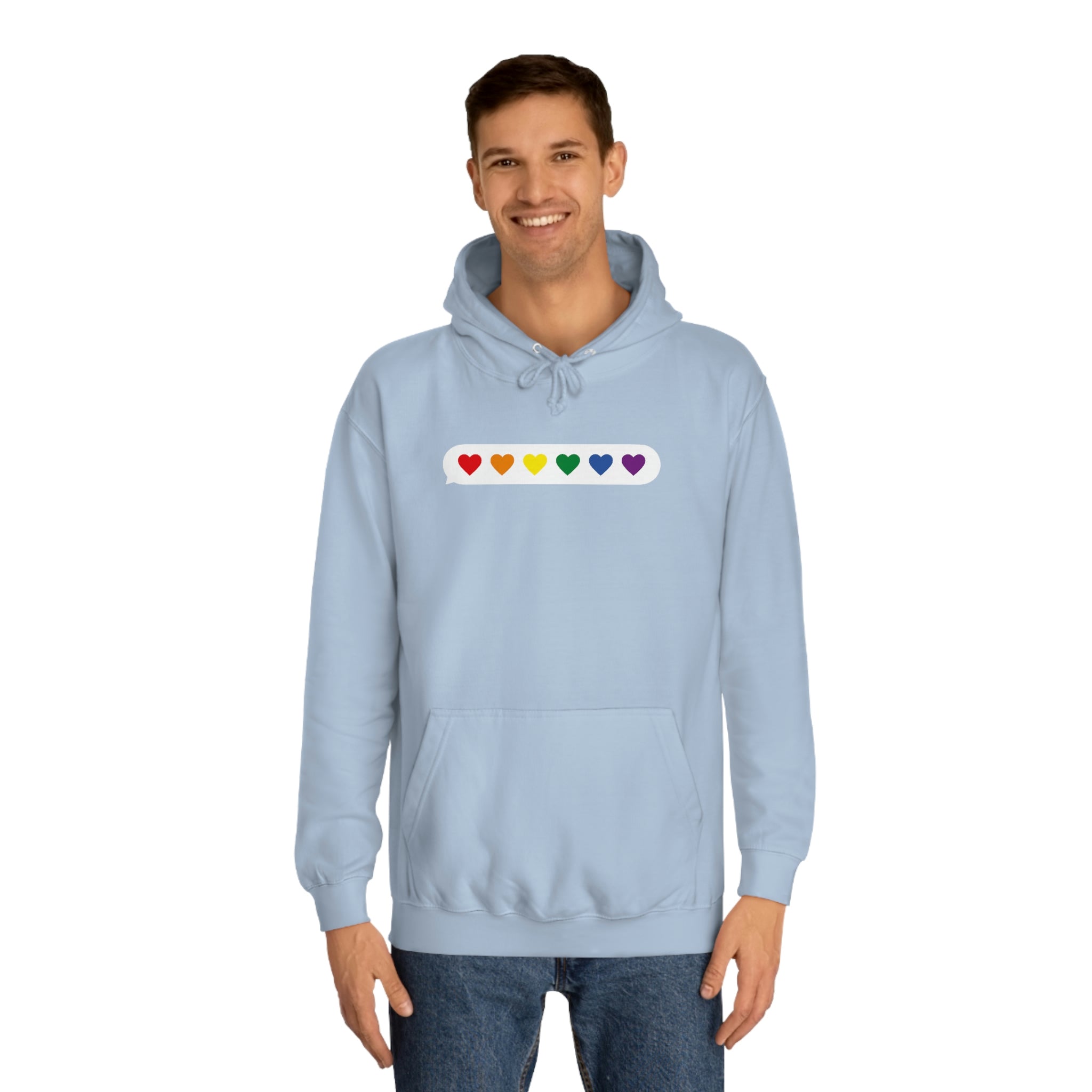 Little Love Messages Unisex Hoodie Hoodie Pink Sweetheart