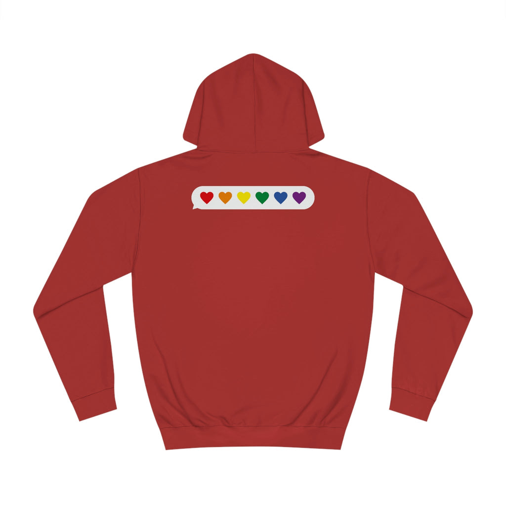 Little Love Messages Unisex Hoodie Hoodie Pink Sweetheart